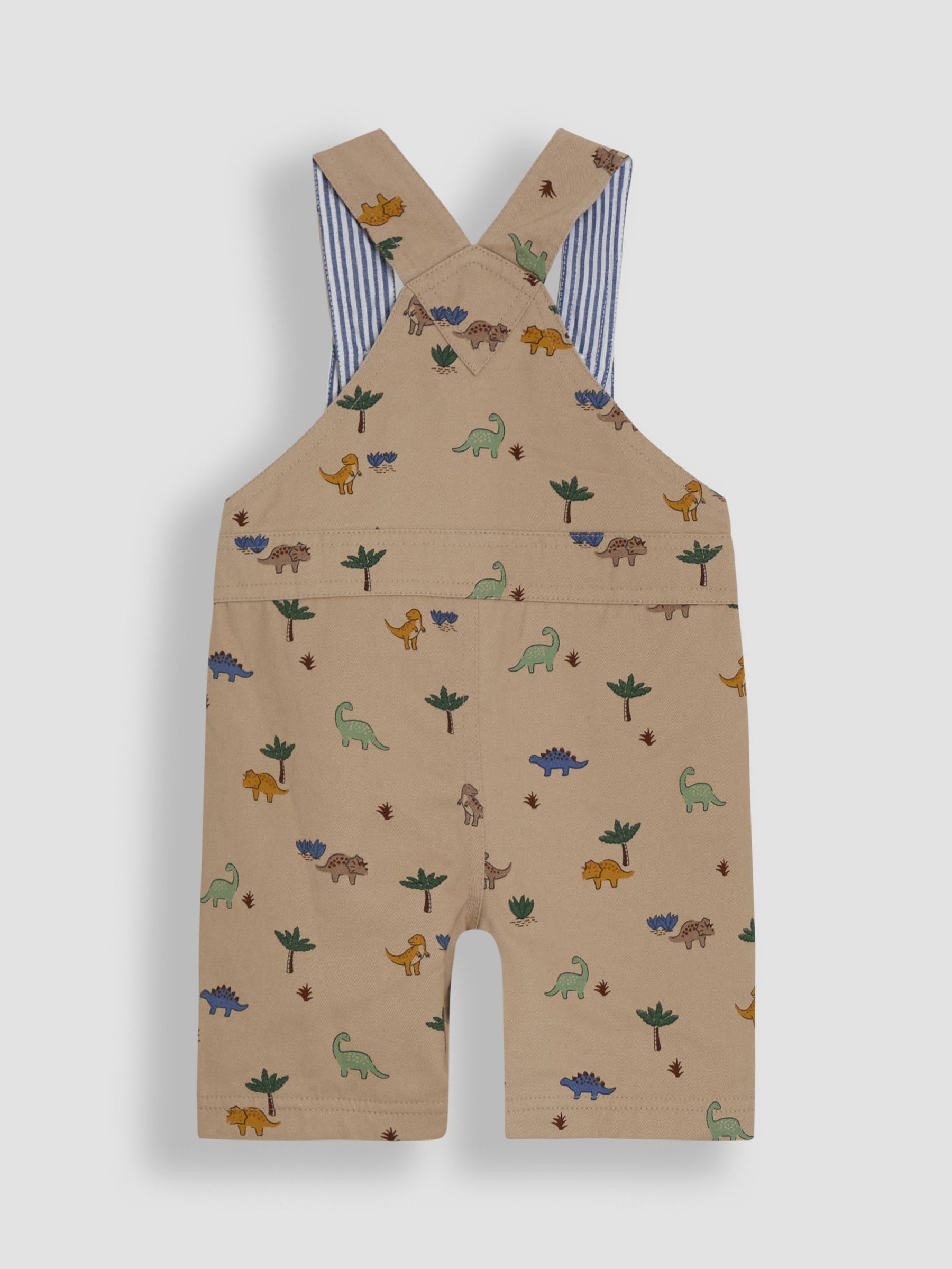 Stone Dino Printed Twill Dungarees - Image 2 of 3