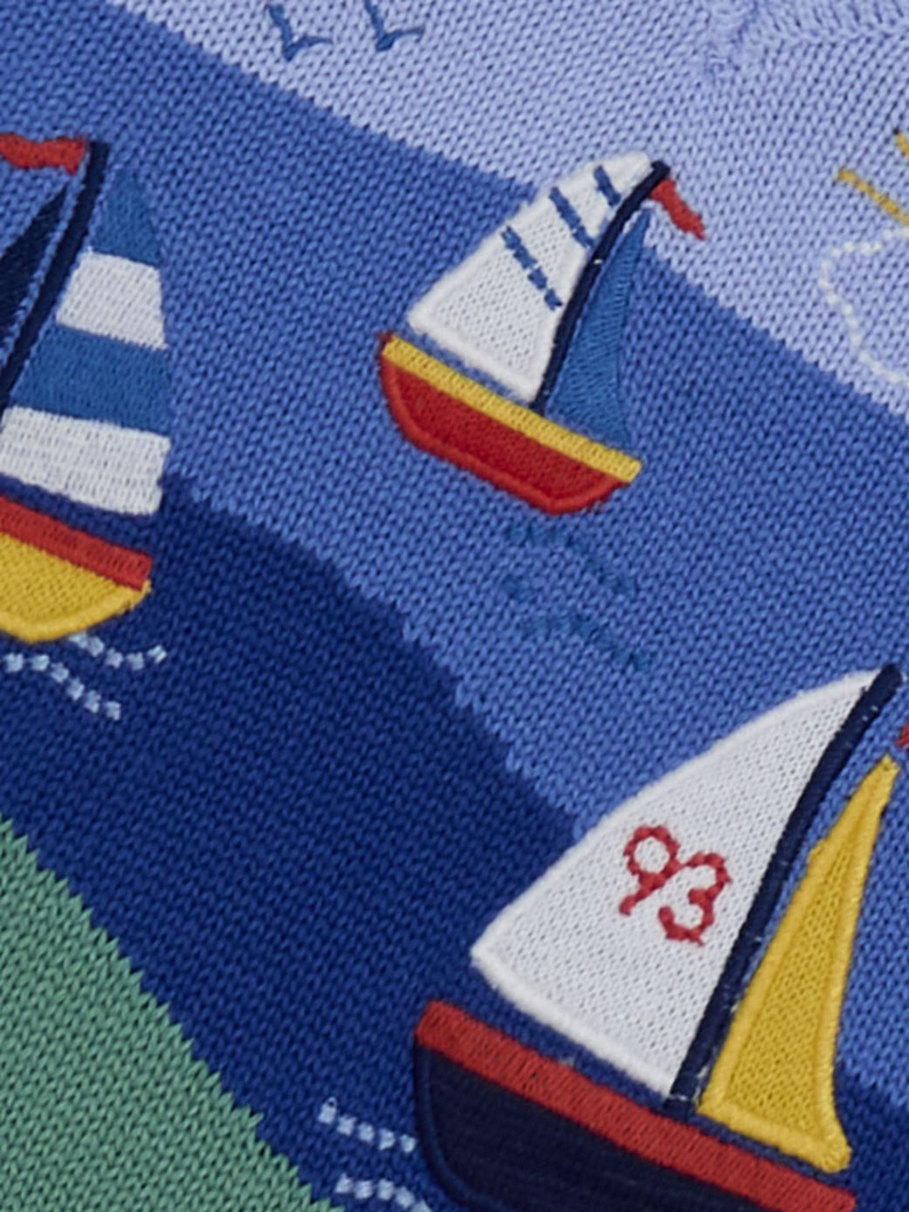 Blue Sailboat Scene Tank Top - Image 3 of 3