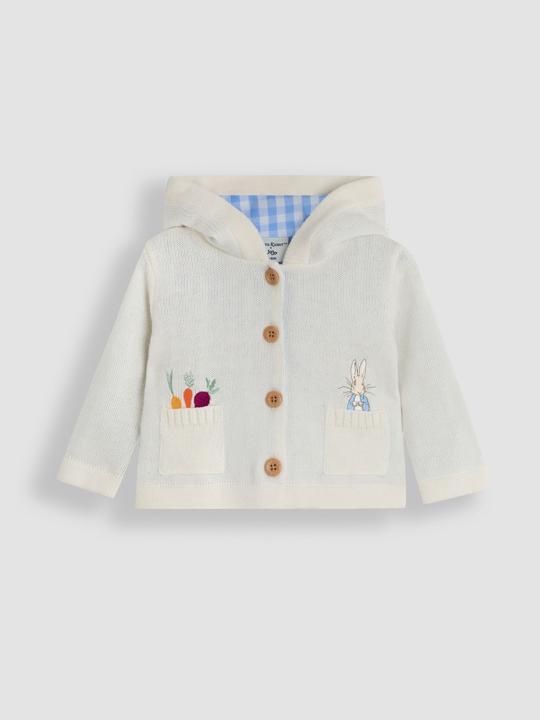 Cream Peter Rabbit™ Embroidered Cardigan - Image 1 of 4