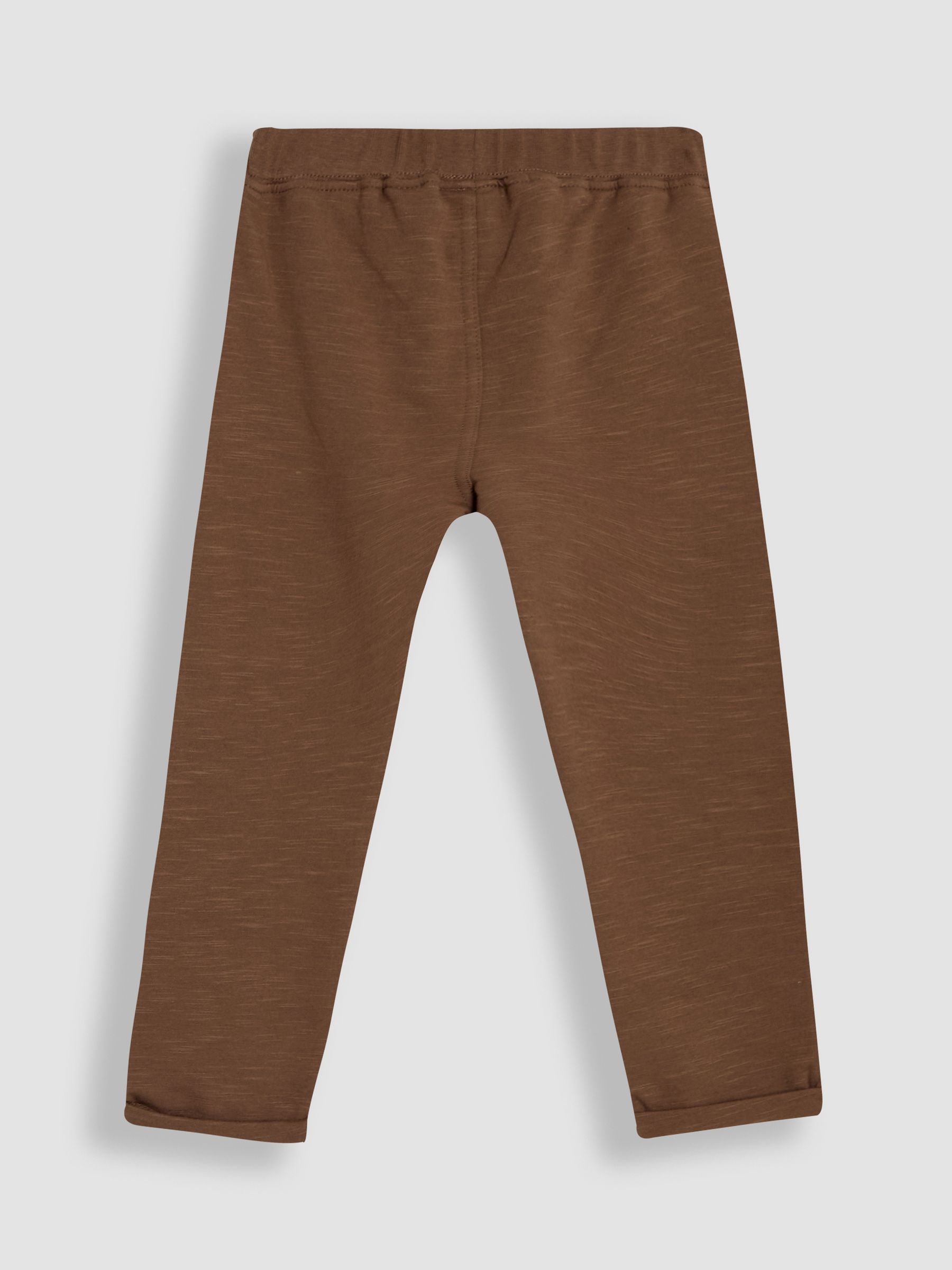 Tan Brown & Natural Marl 2-Pack Relaxed Fit Turn Up Joggers - Image 6 of 8