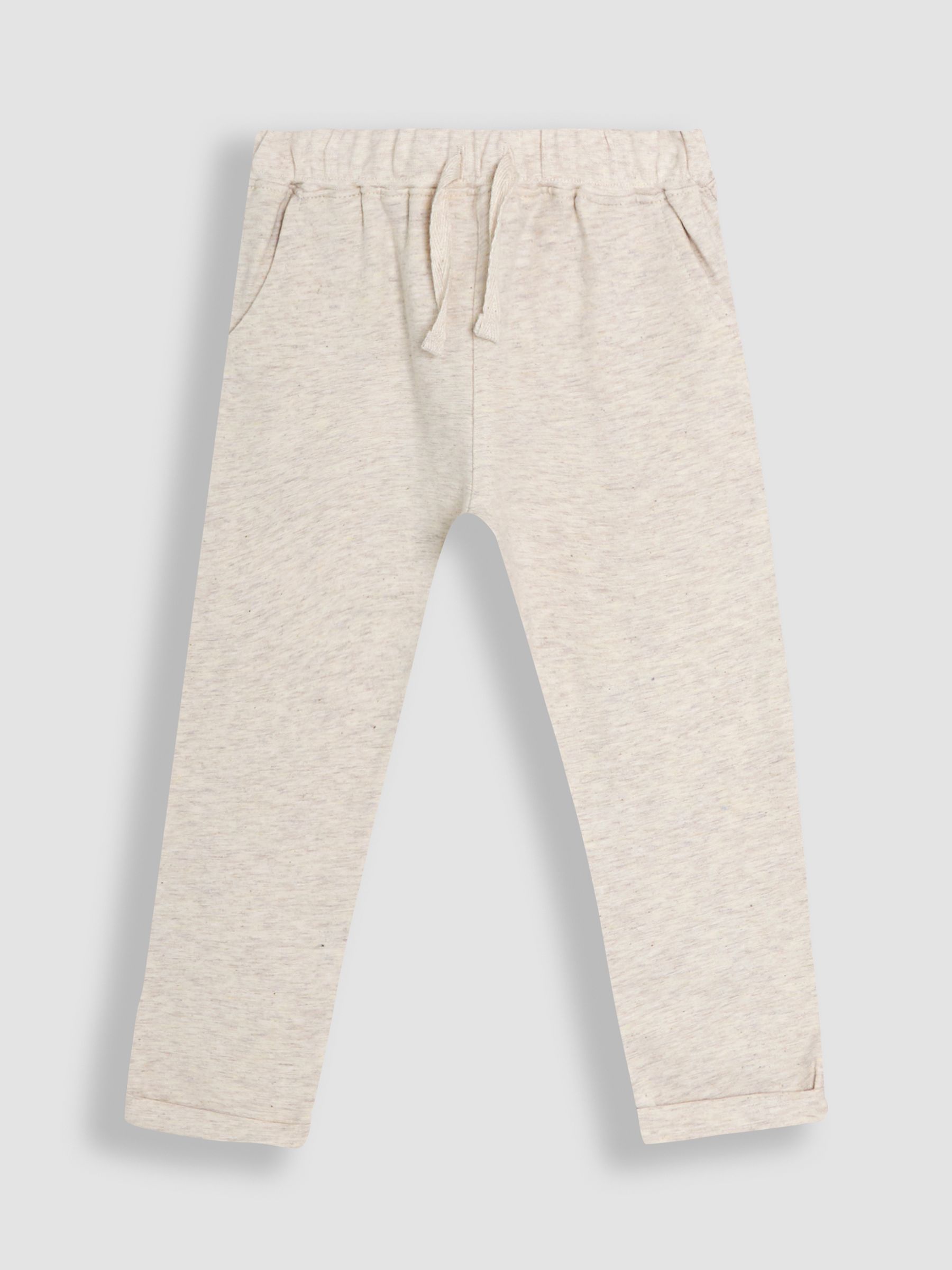 Tan Brown & Natural Marl 2-Pack Relaxed Fit Turn Up Joggers - Image 7 of 8