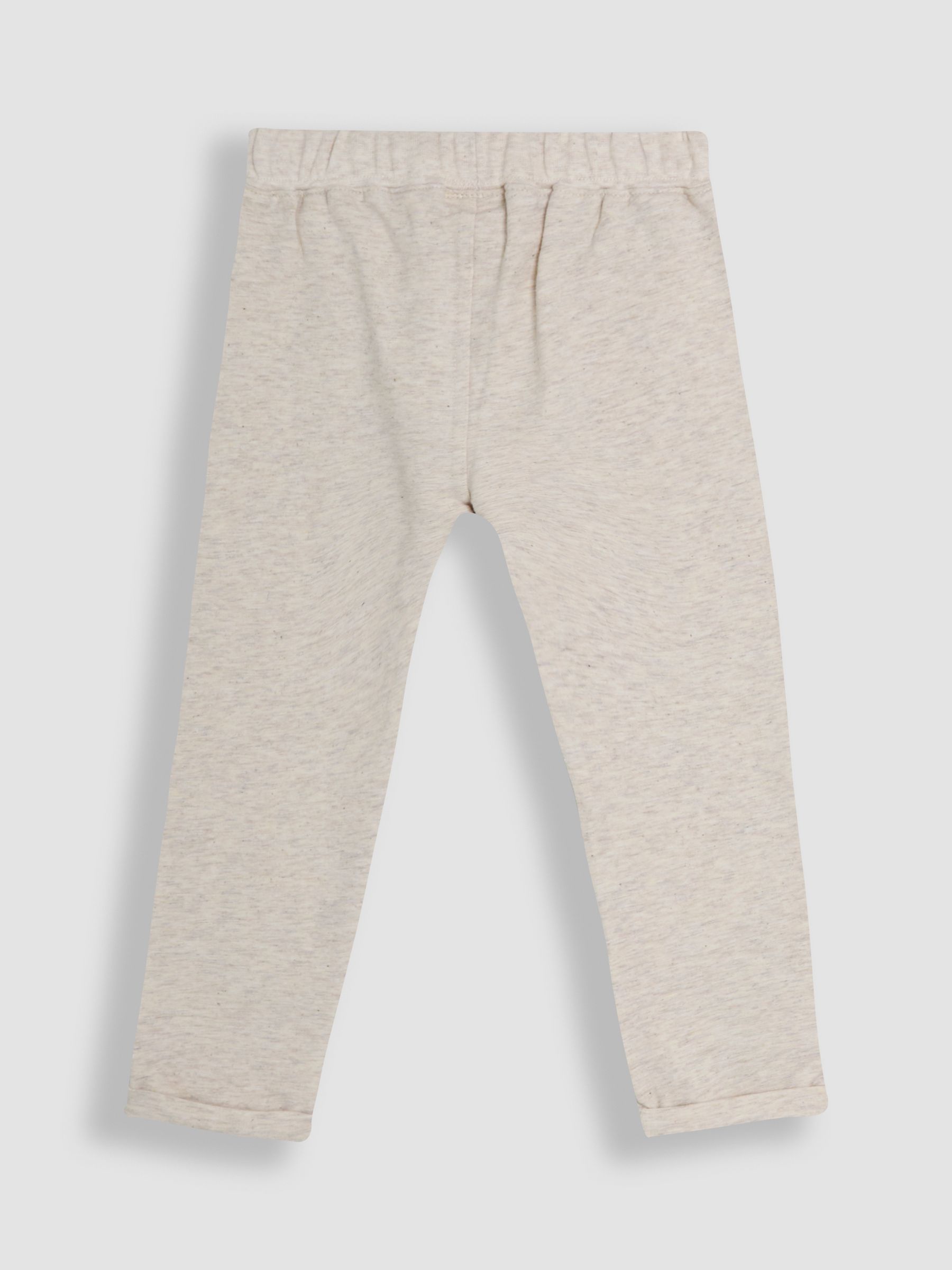 Tan Brown & Natural Marl 2-Pack Relaxed Fit Turn Up Joggers - Image 8 of 8