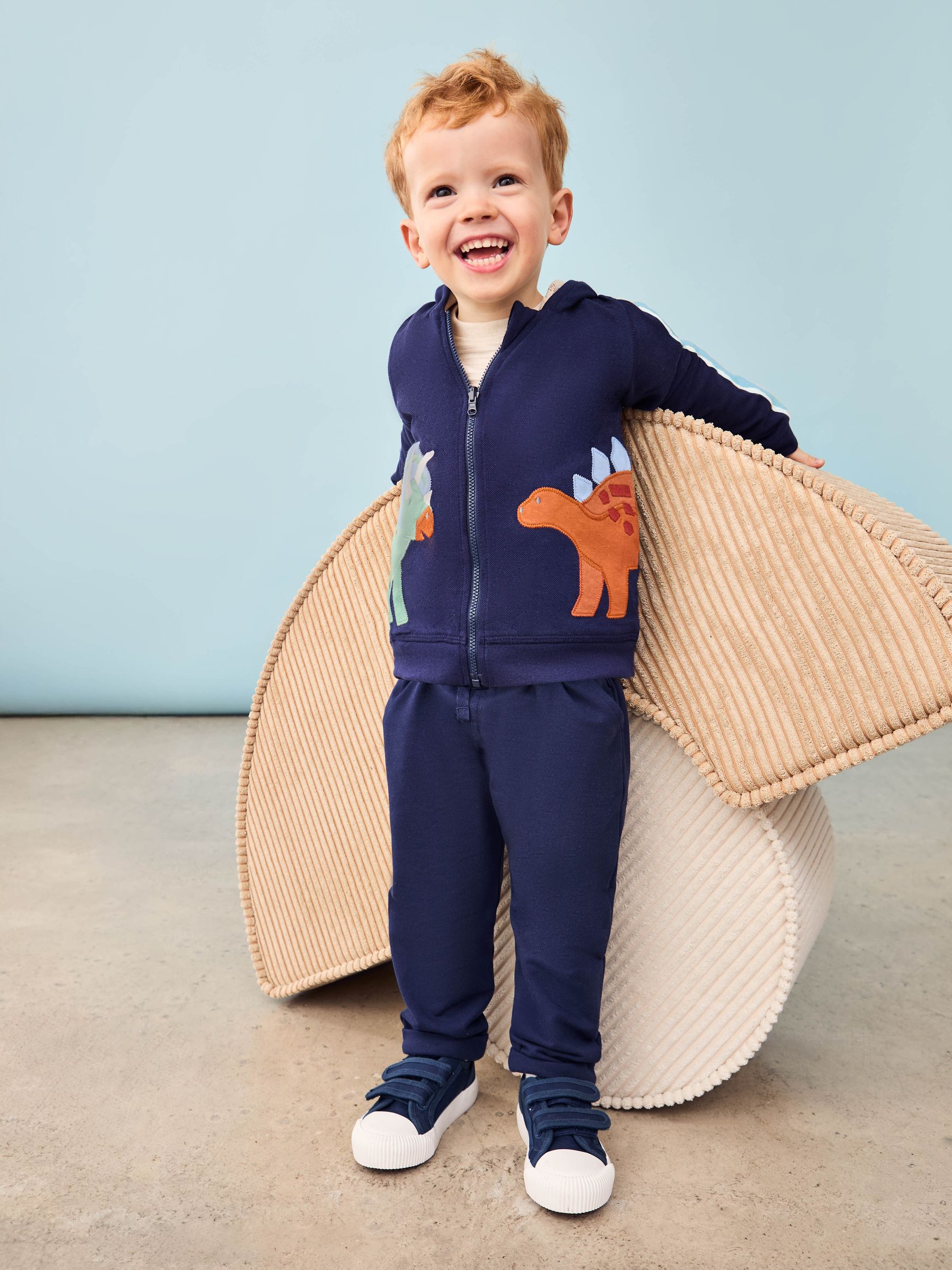 Navy Appliqué Reversible Hoodie - Image 11 of 12