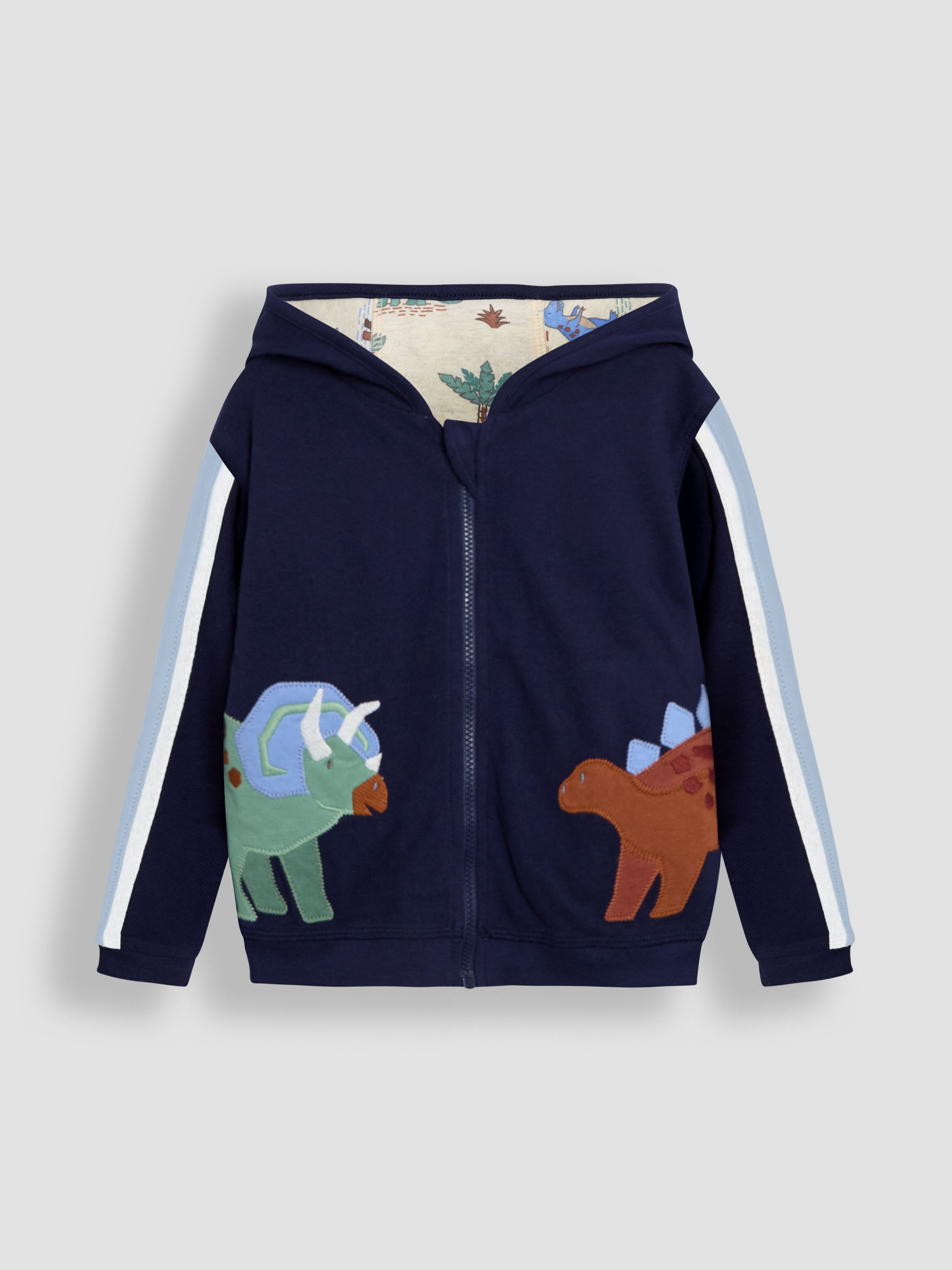 Navy Appliqué Reversible Hoodie - Image 2 of 12