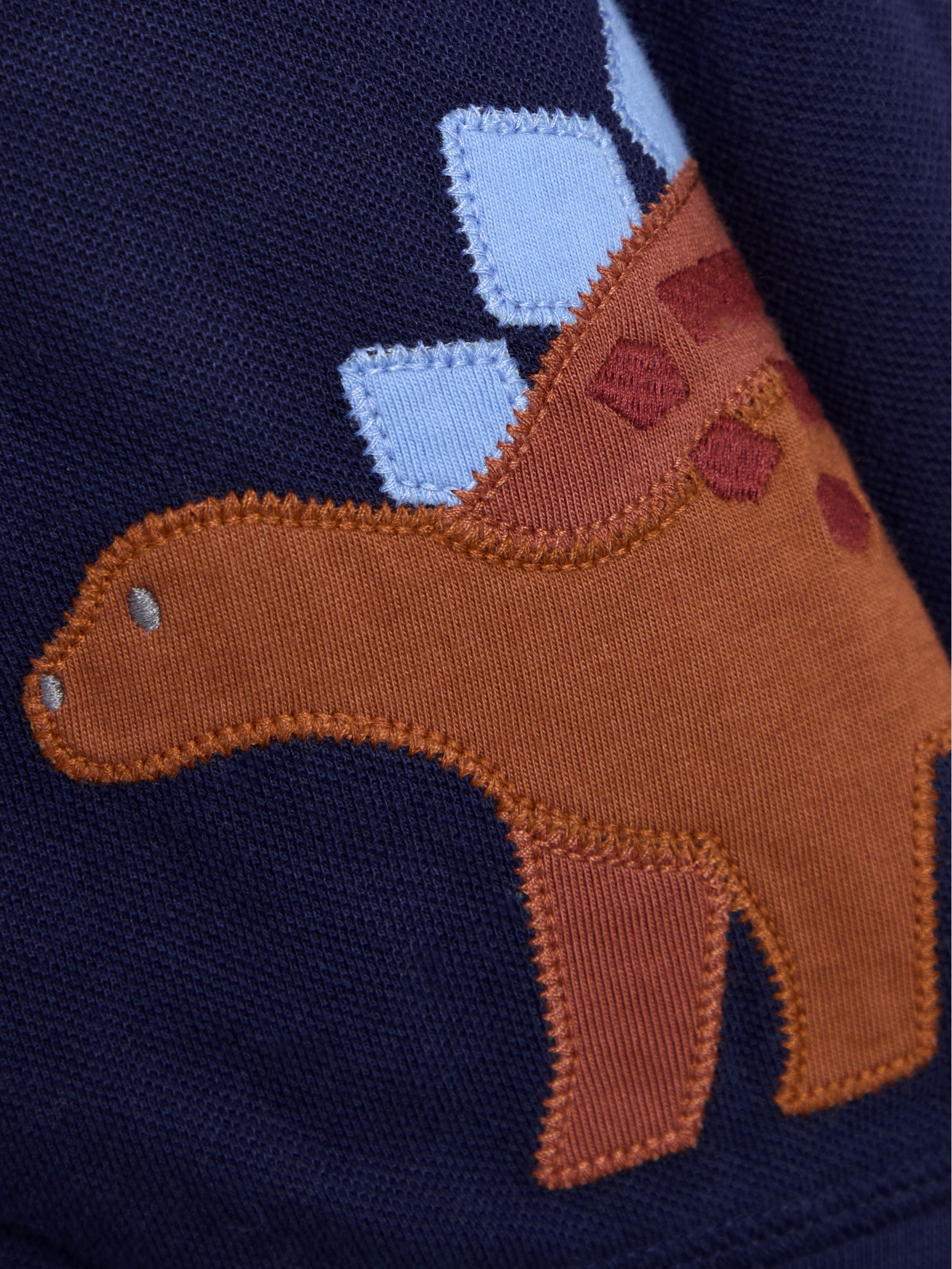 Navy Appliqué Reversible Hoodie - Image 5 of 12
