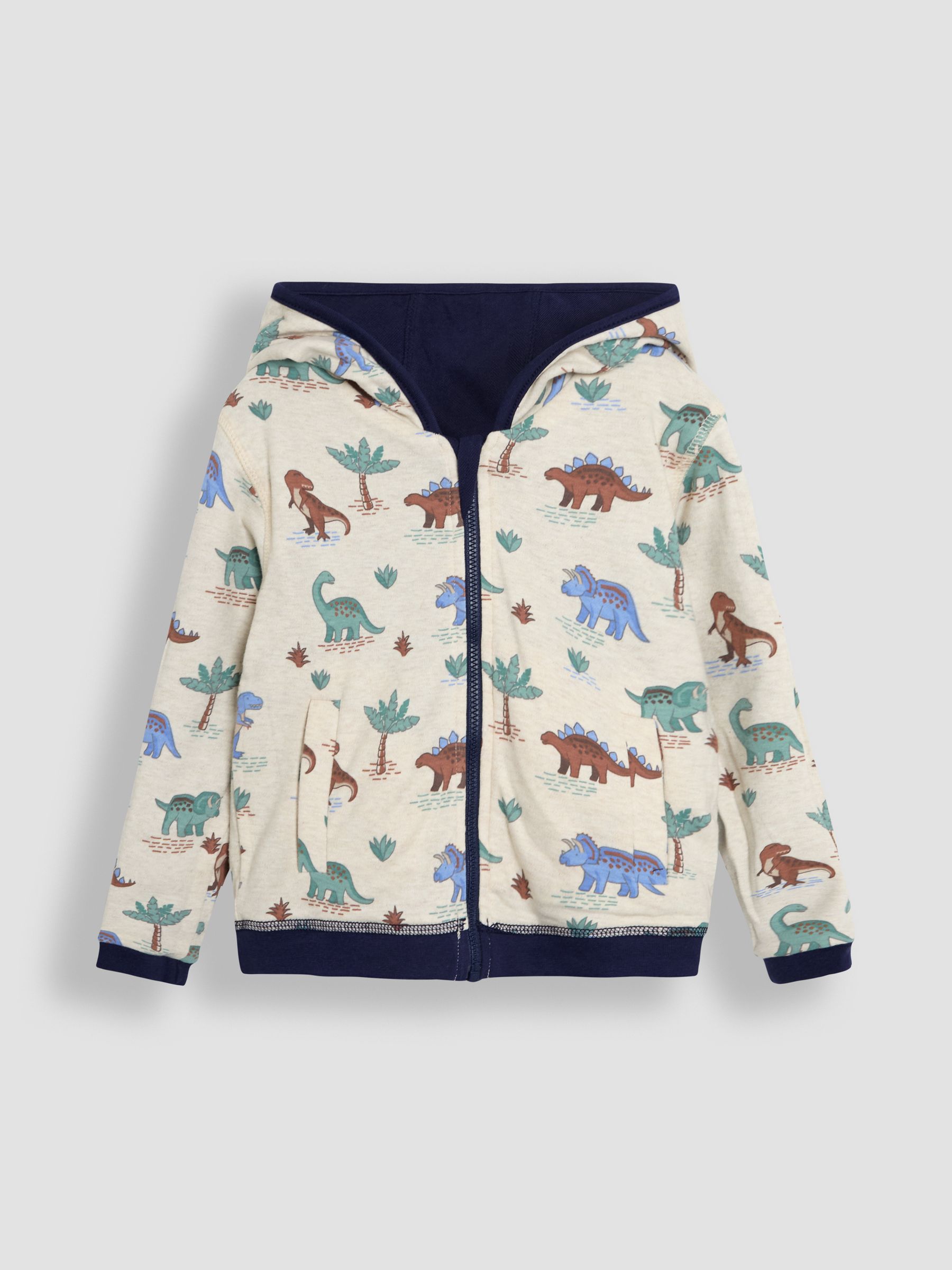 Navy Appliqué Reversible Hoodie - Image 6 of 12