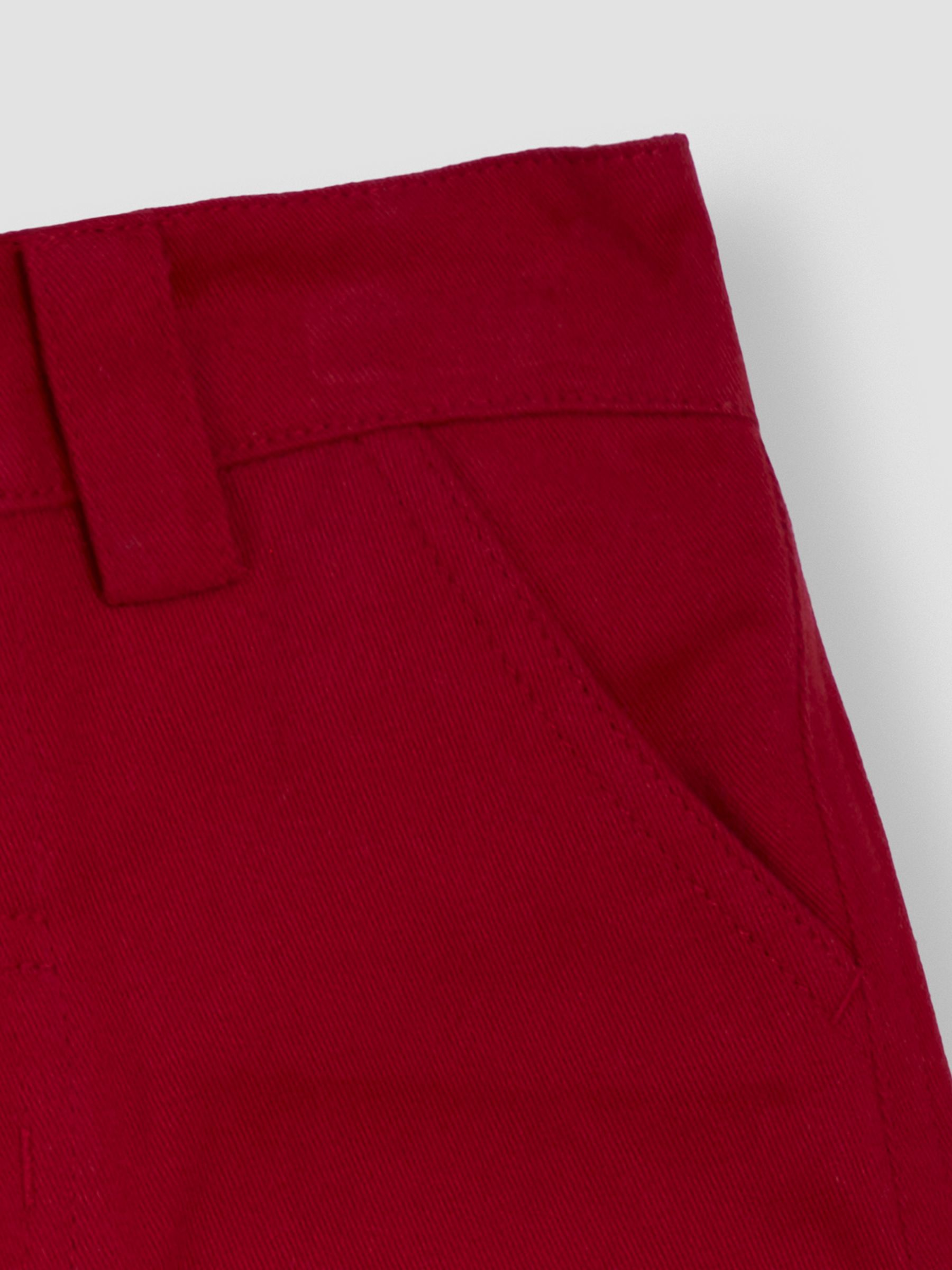 Red Twill Chino Short - Image 3 of 3