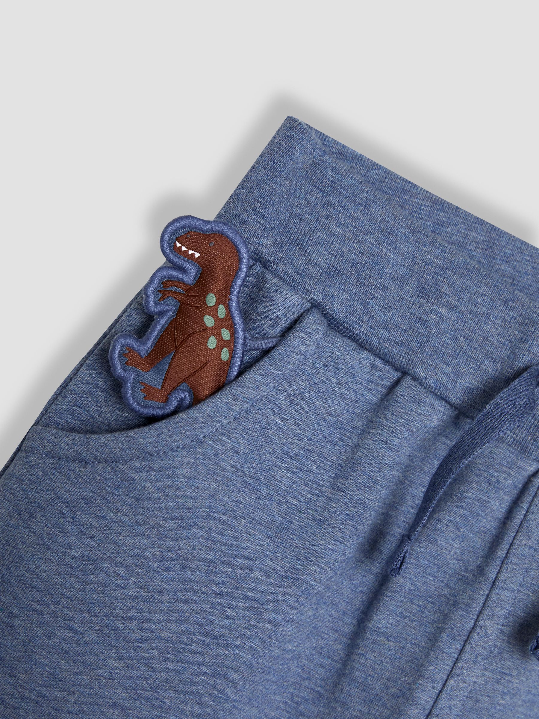 Blue Dino Appliqué Joggers - Image 3 of 3