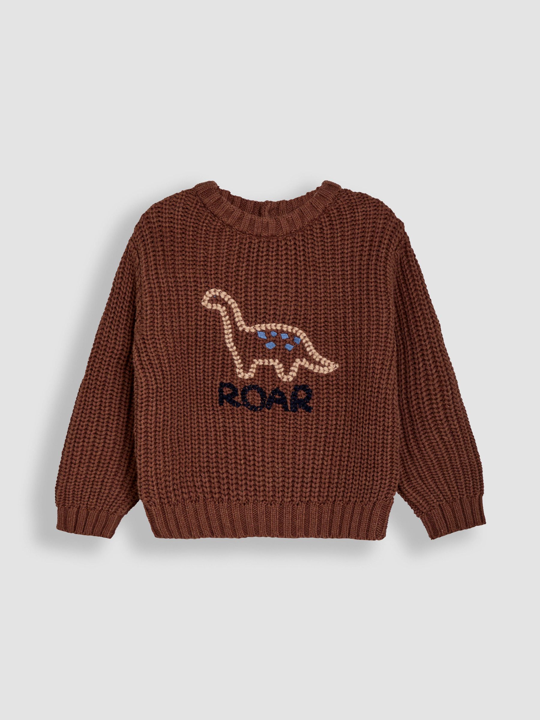 Brown Embroidered Jumper - Image 1 of 3