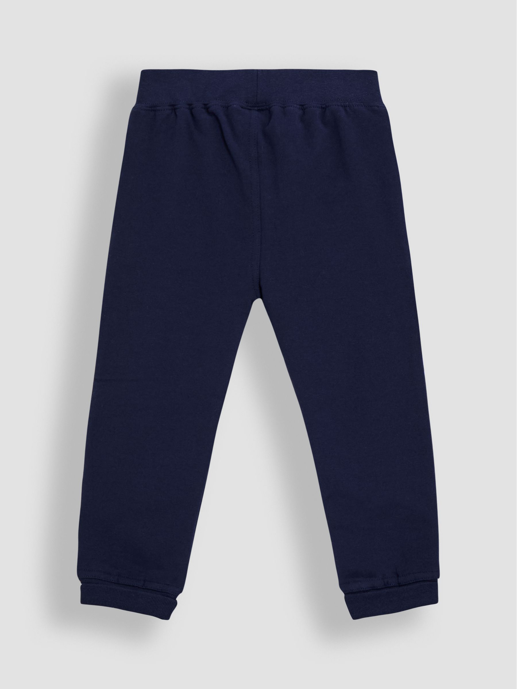 Navy Construction Appliqué Joggers - Image 4 of 6