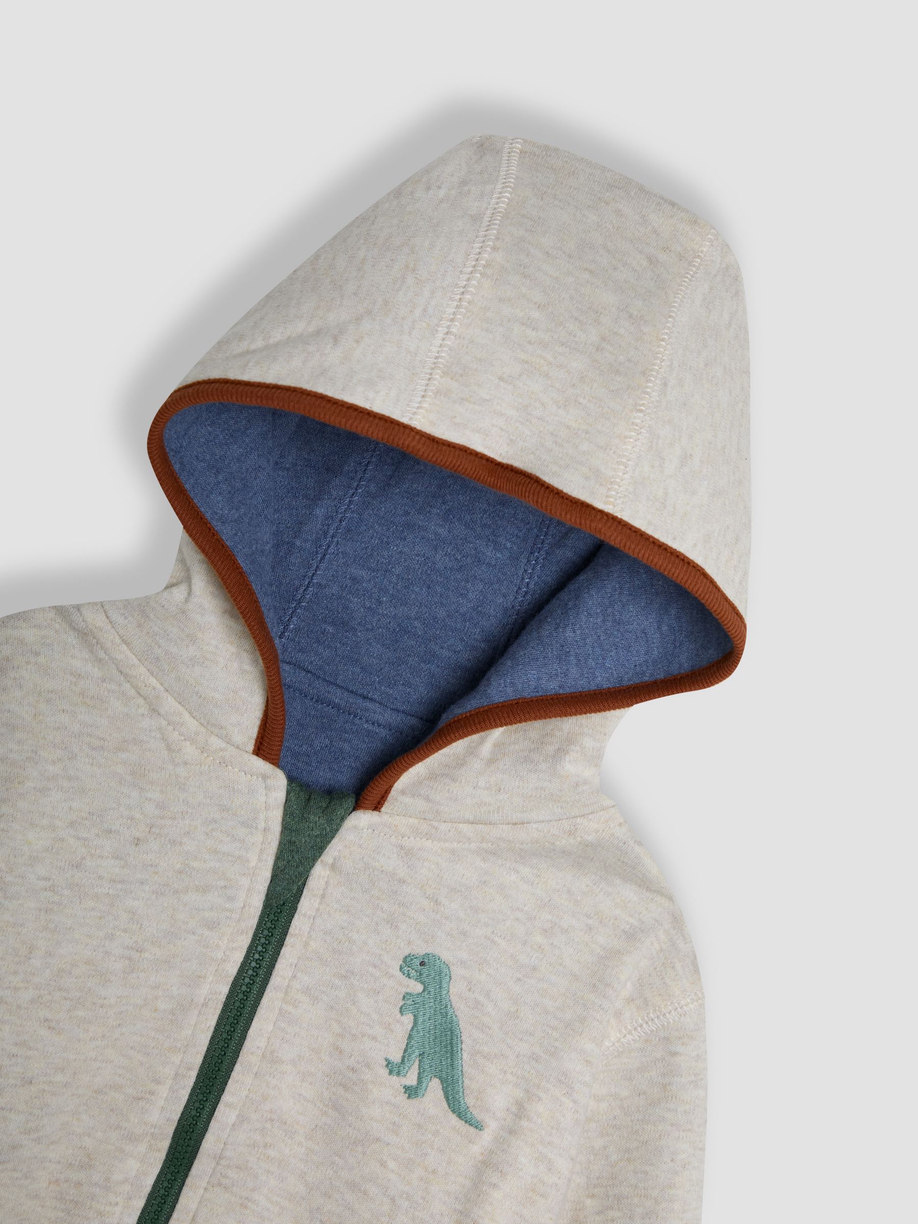 Natural TRex Appliqué Reversible Hoodie - Image 7 of 7