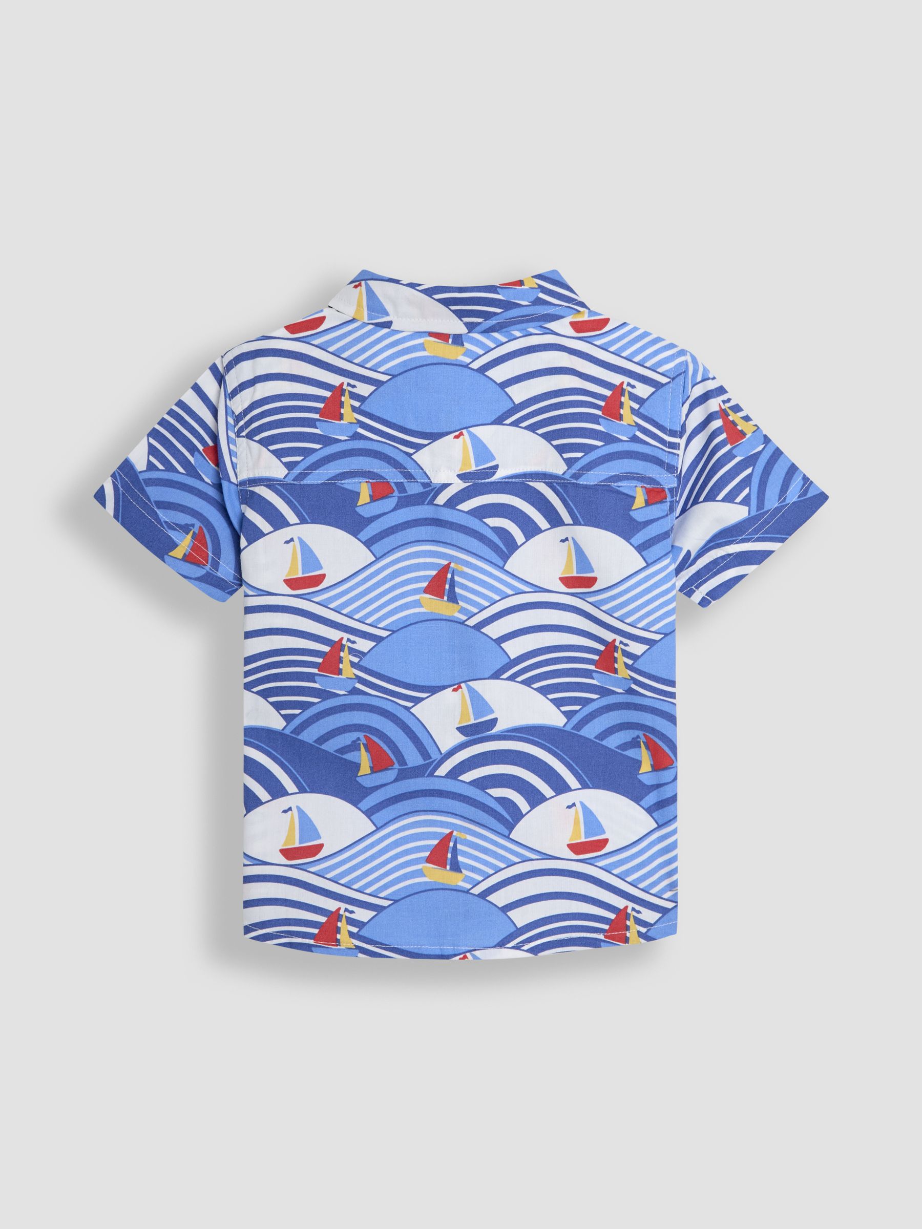Blue Boat Short Sleeve Shirt - Image 2 of 3