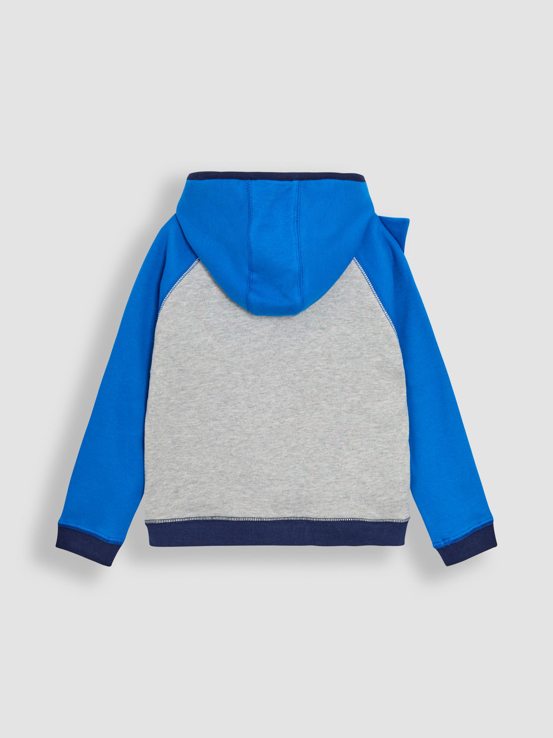 Grey Shark Appliqué Reversible Hoodie - Image 3 of 9
