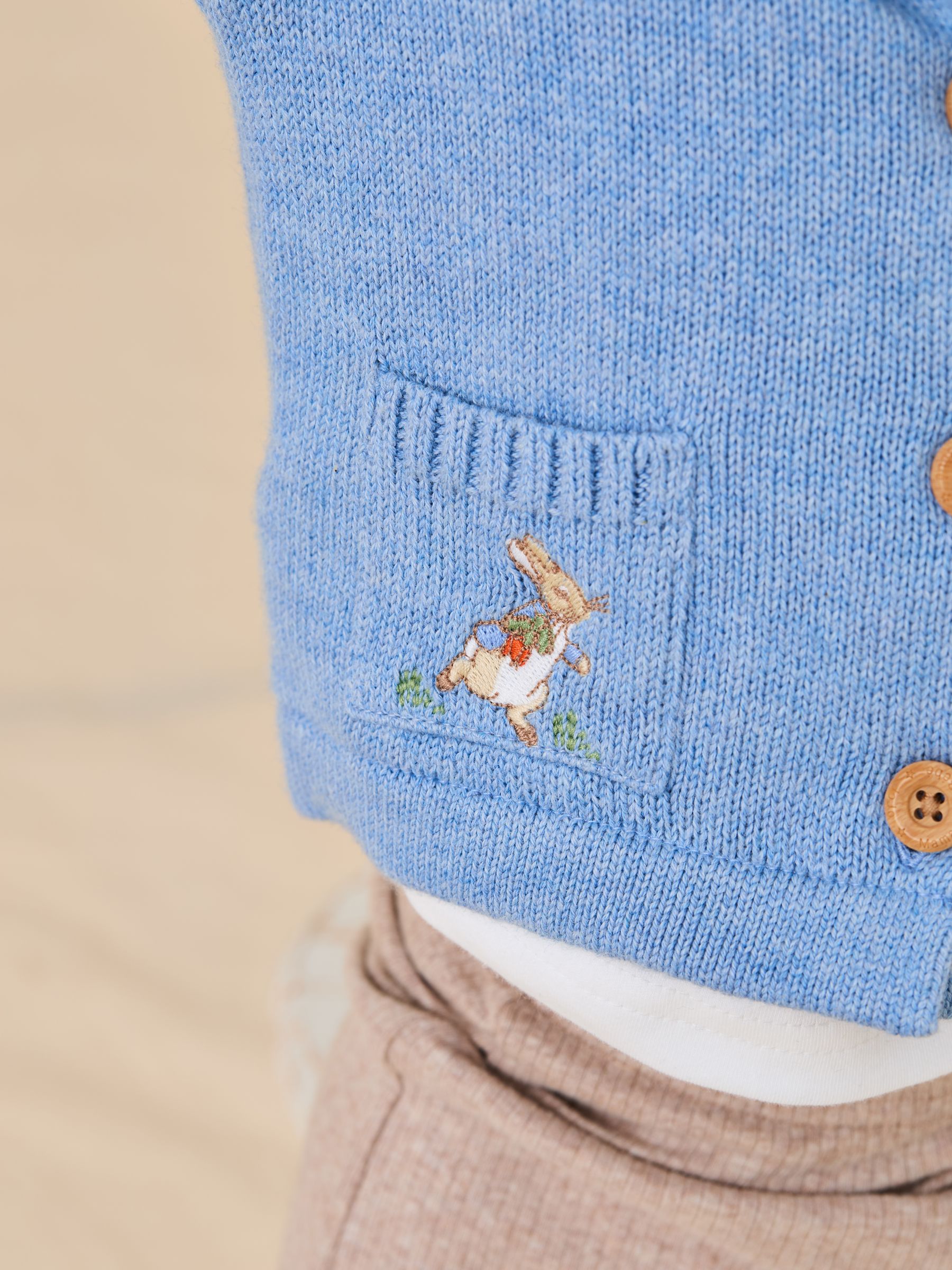 Blue Peter Rabbit™ Embroidered Cardigan - Image 6 of 6
