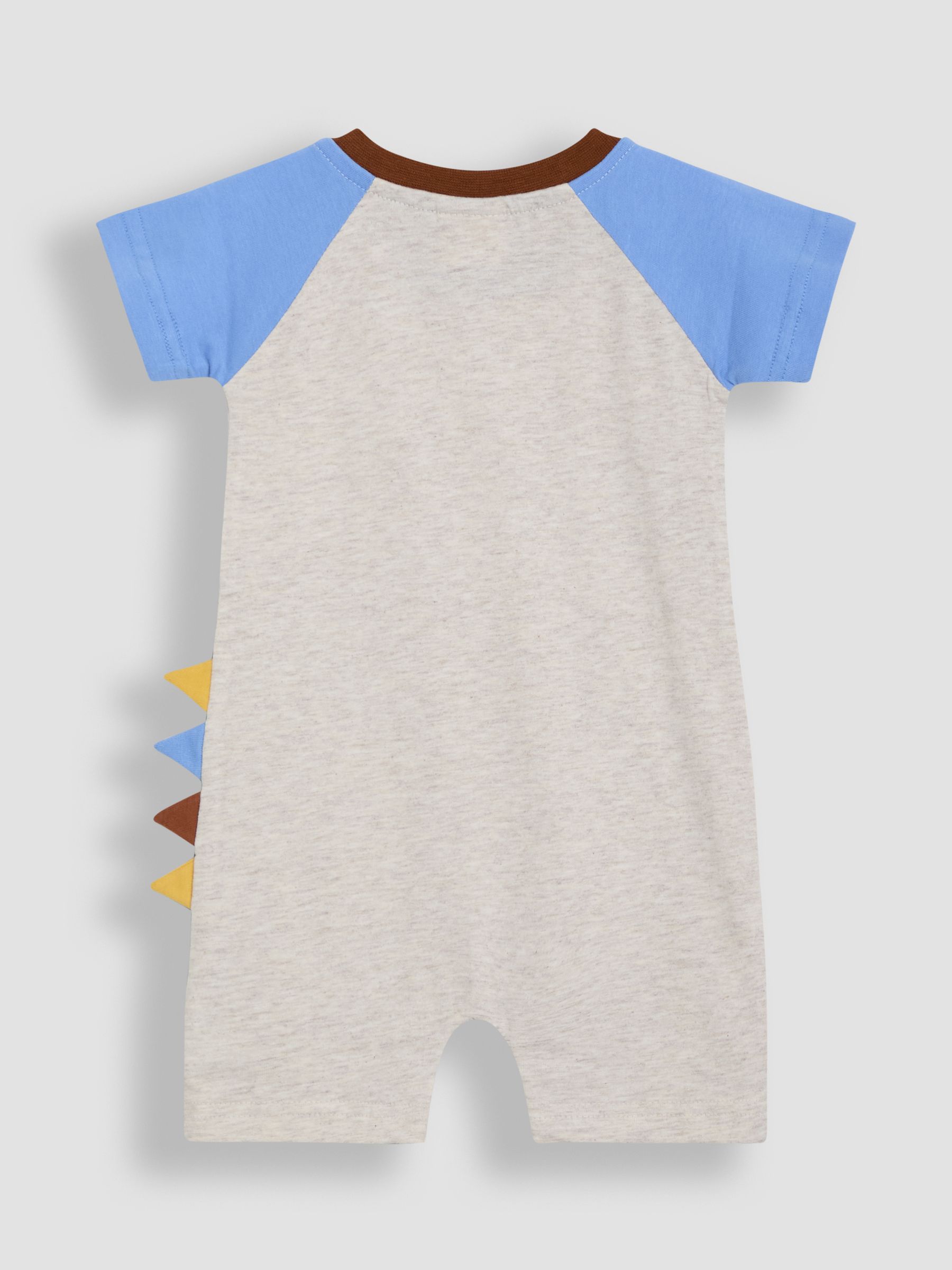 Natural Marl Dino Dino Scene Romper - Image 2 of 3