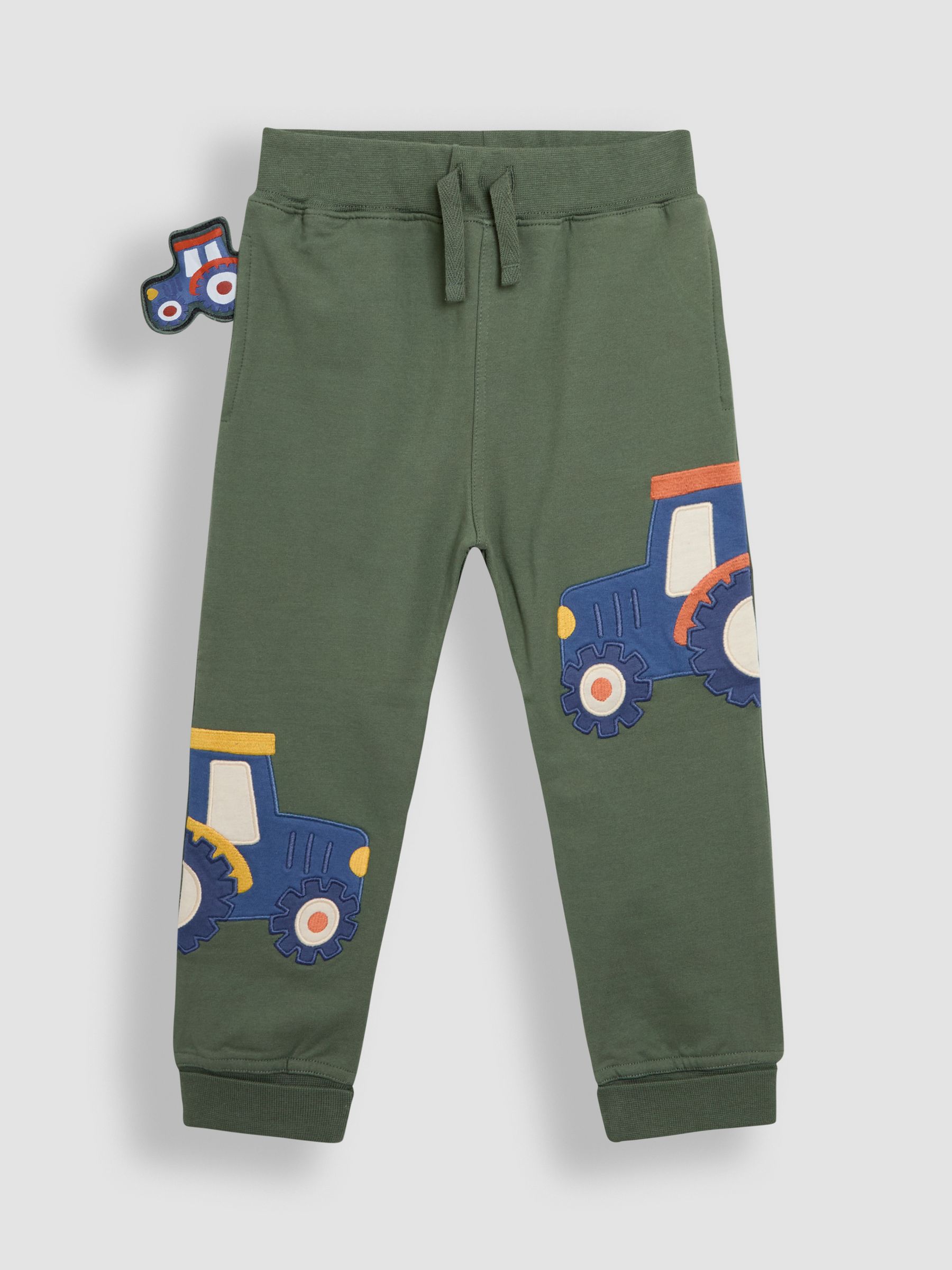 Khaki Tractor Appliqué Joggers - Image 2 of 3
