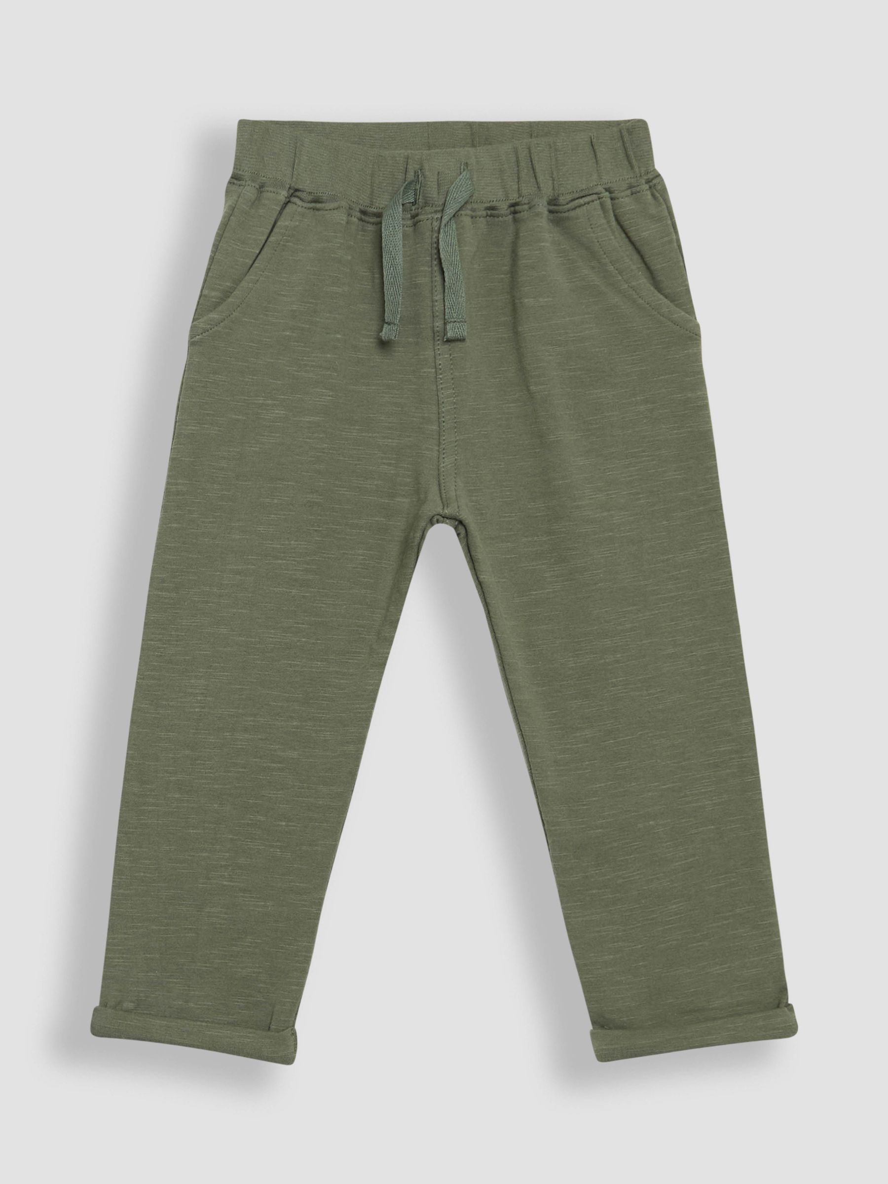 Khaki Green & Navy Blue 2-Pack Relaxed Fit Turn Up Joggers - Image 2 of 7