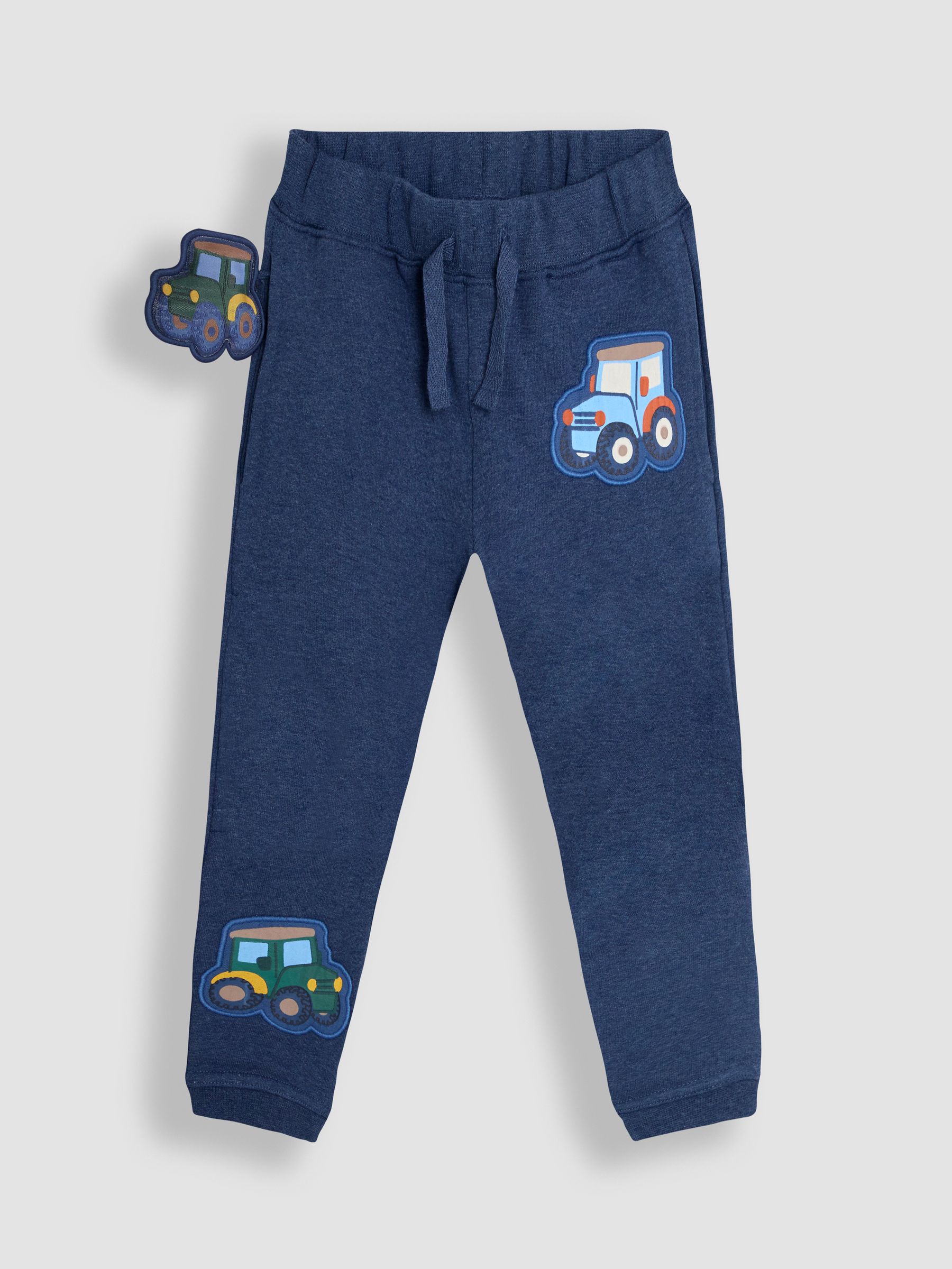 Blue Marl Tractor Tractor Badge Joggers - Image 2 of 3