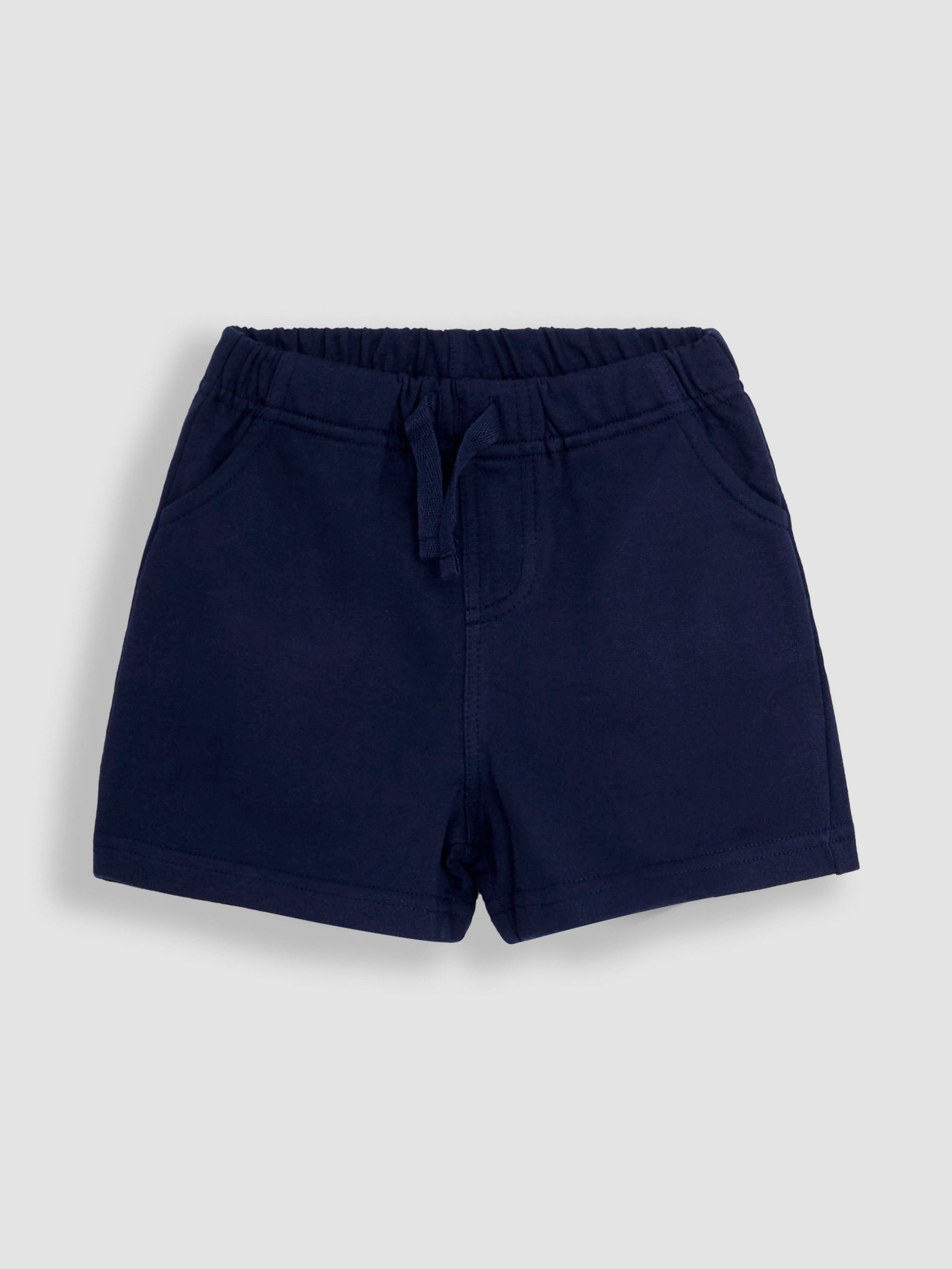 Blue Stripe & Navy Blue 2-Pack Stripe Jogger Shorts - Image 4 of 5