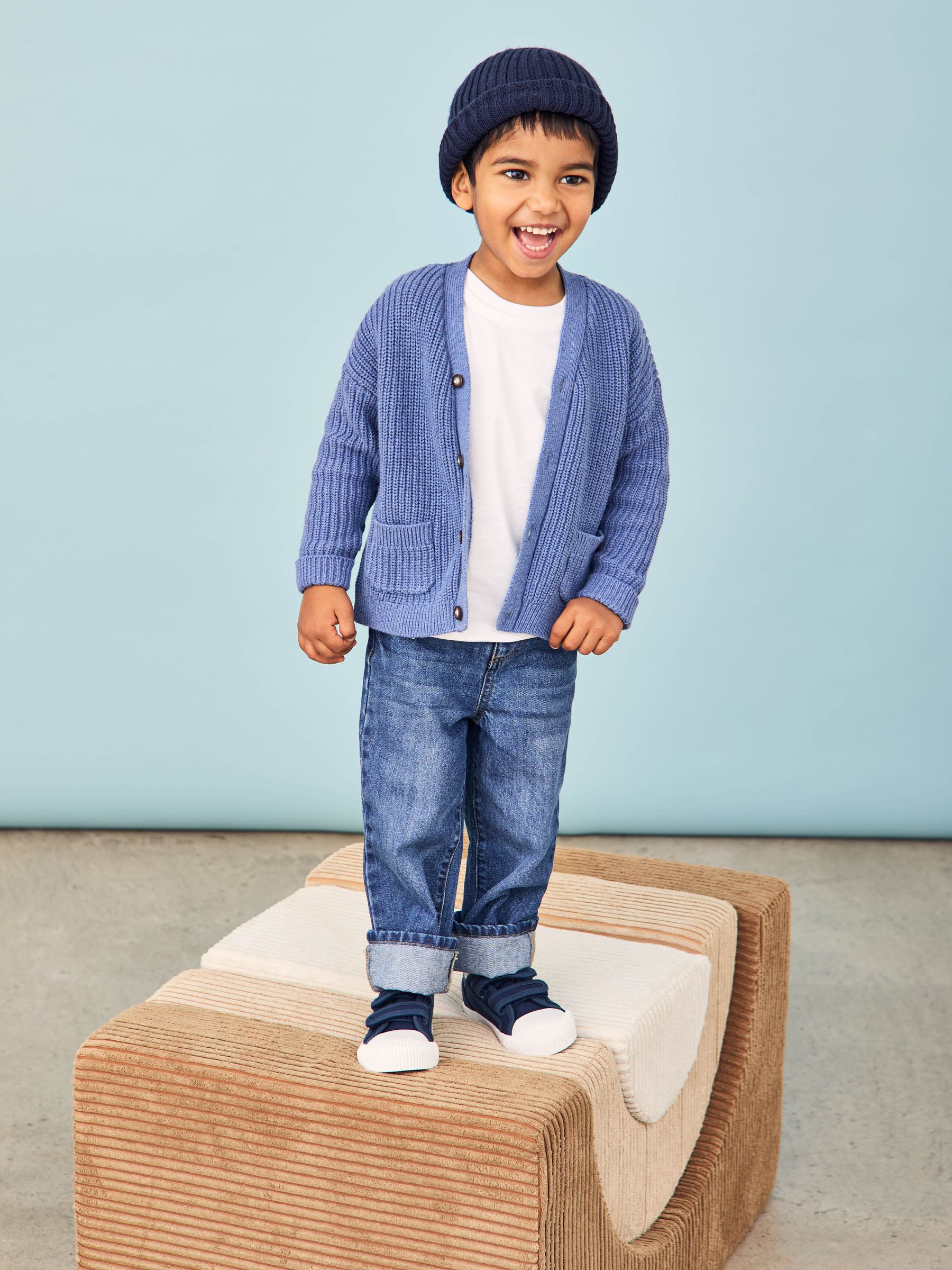 Blue Classic Cardigan - Image 2 of 9