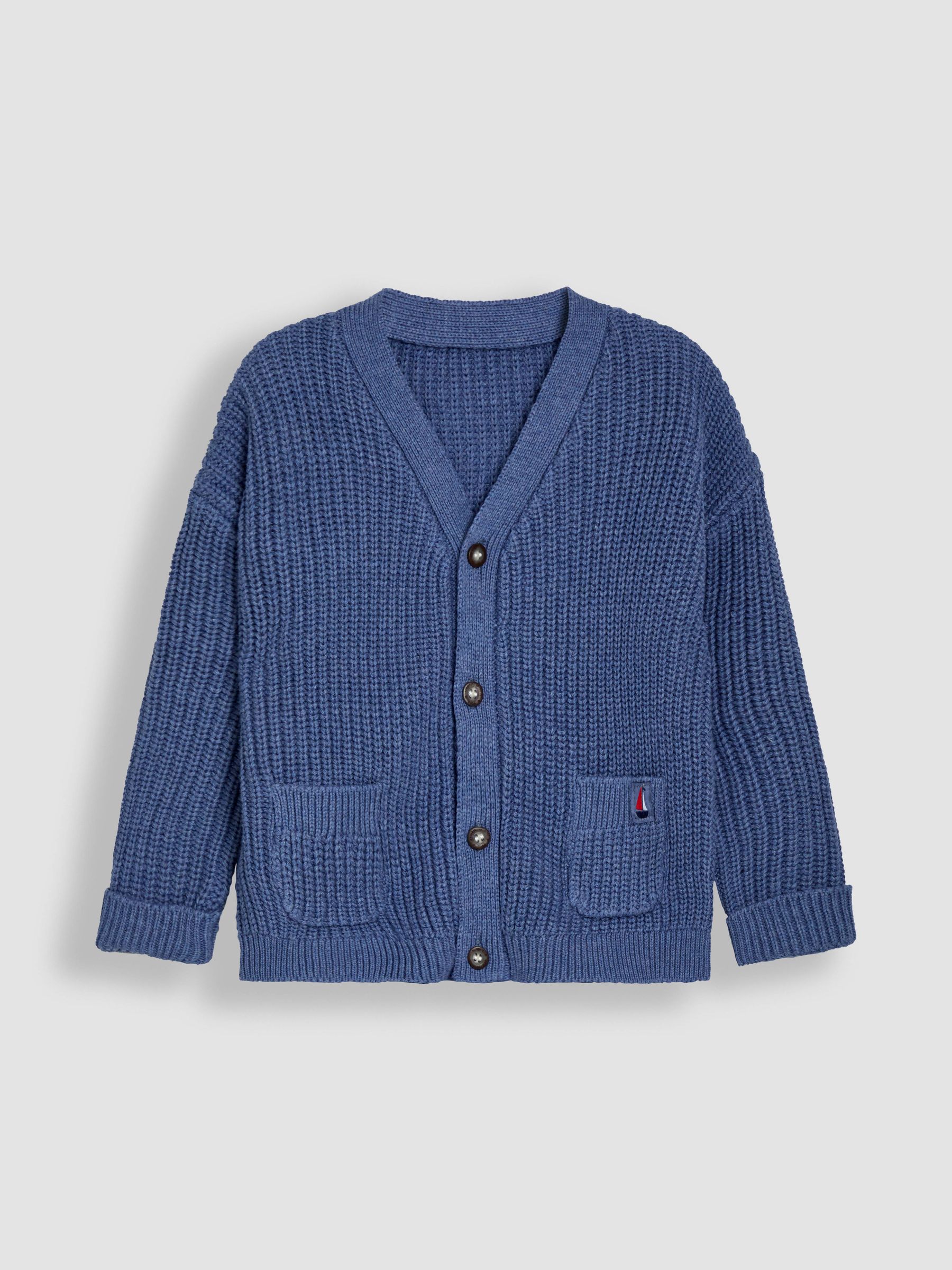 Blue Classic Cardigan - Image 7 of 9