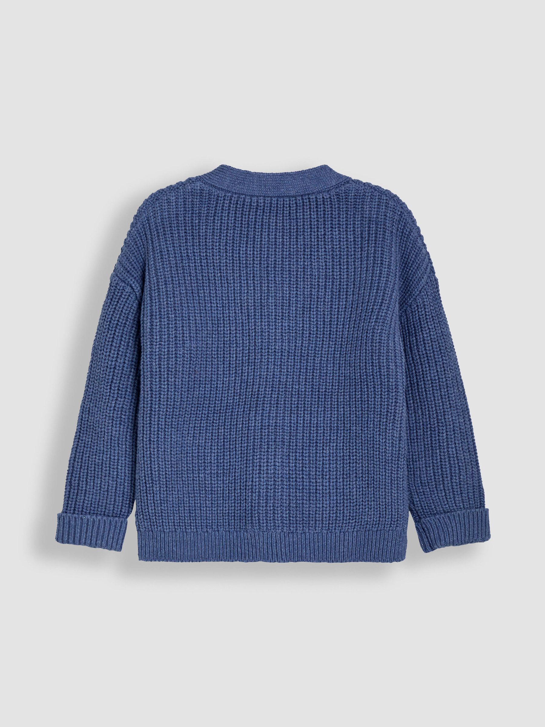 Blue Classic Cardigan - Image 8 of 9