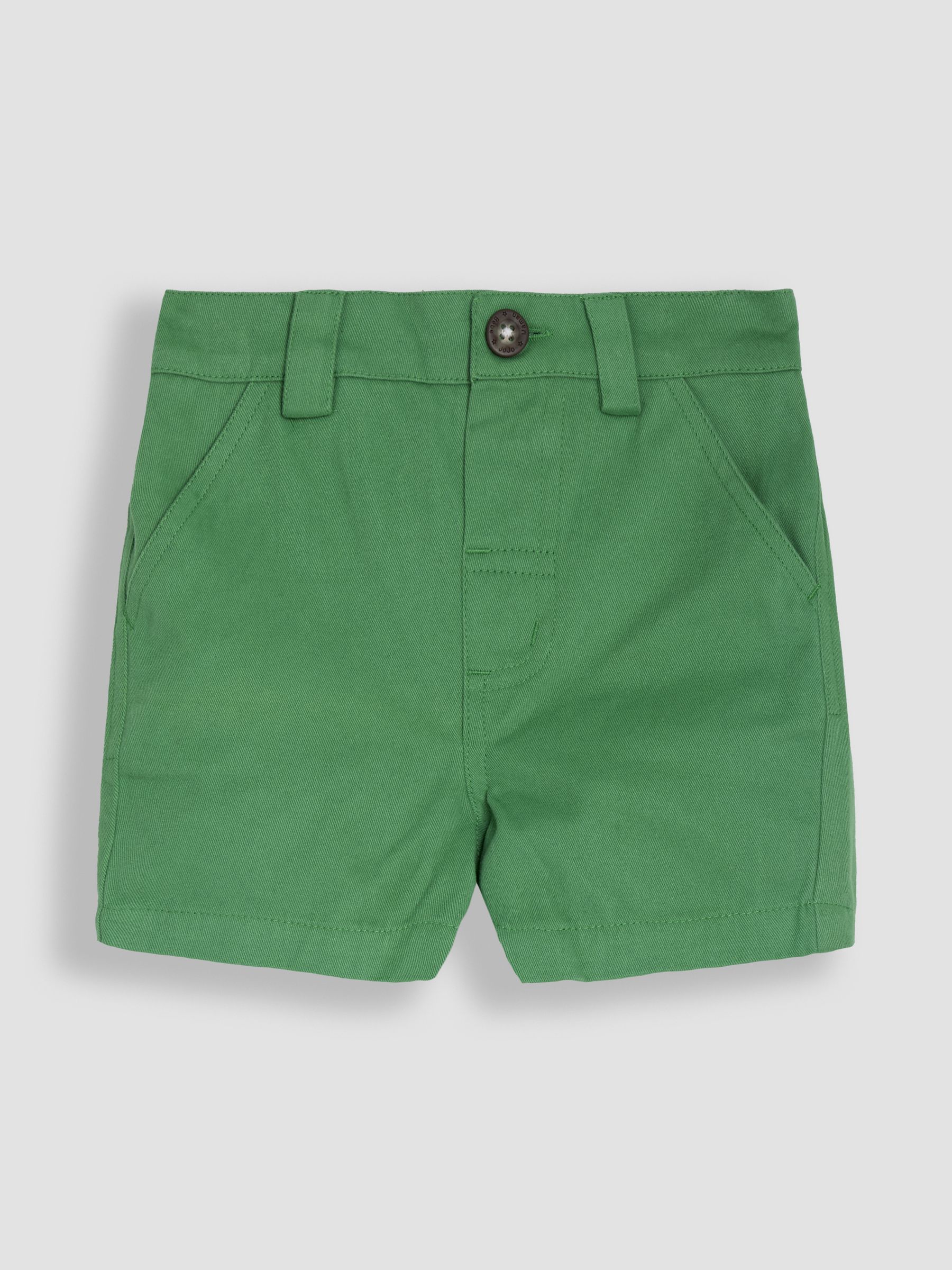Green Twill Chino Shorts - Image 1 of 3