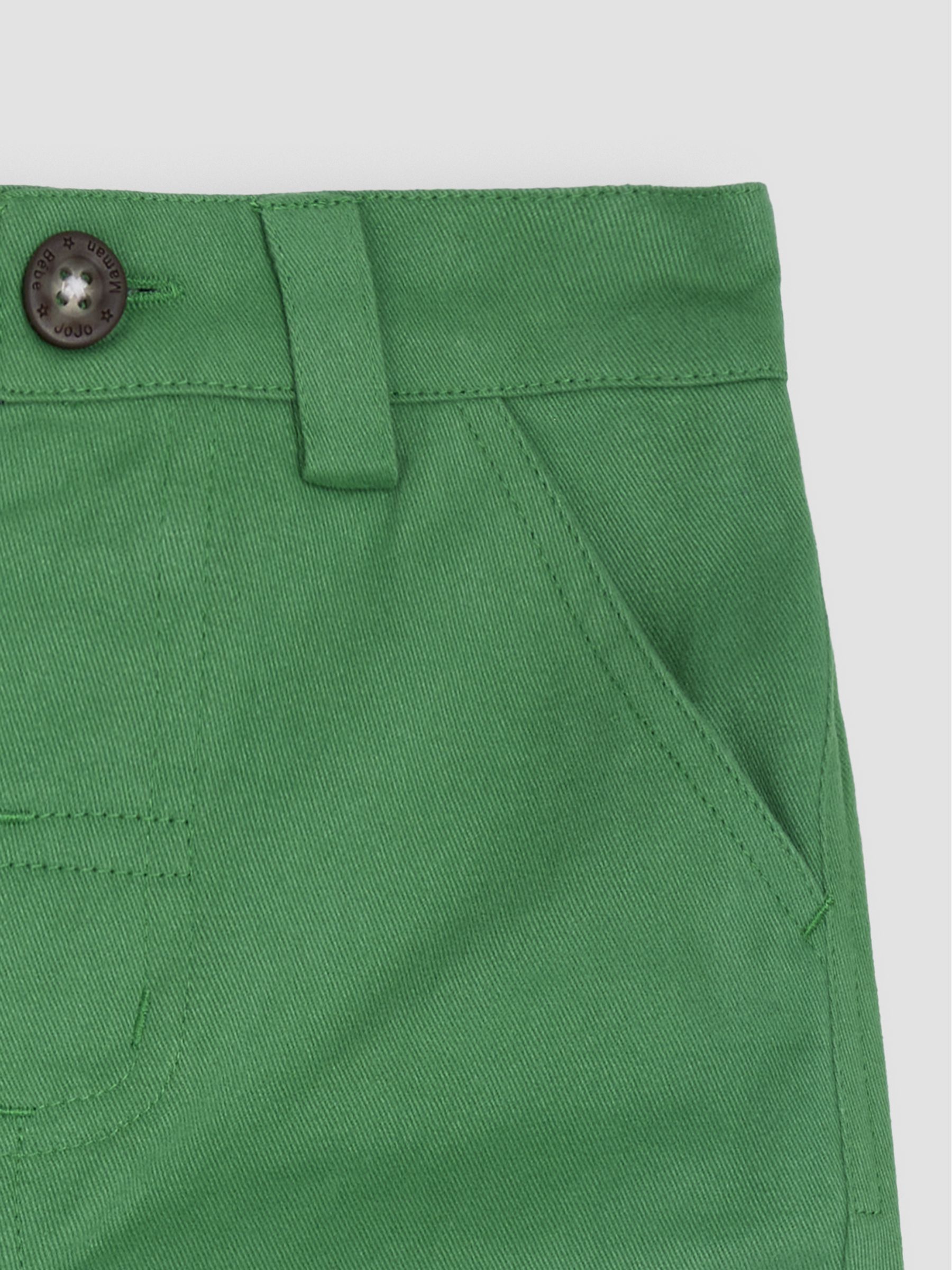 Green Twill Chino Shorts - Image 3 of 3