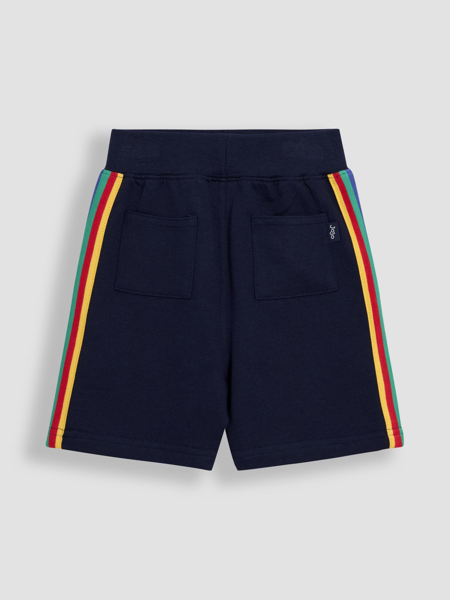 Navy Construction Vehicle Appliqué Shorts - Image 2 of 3