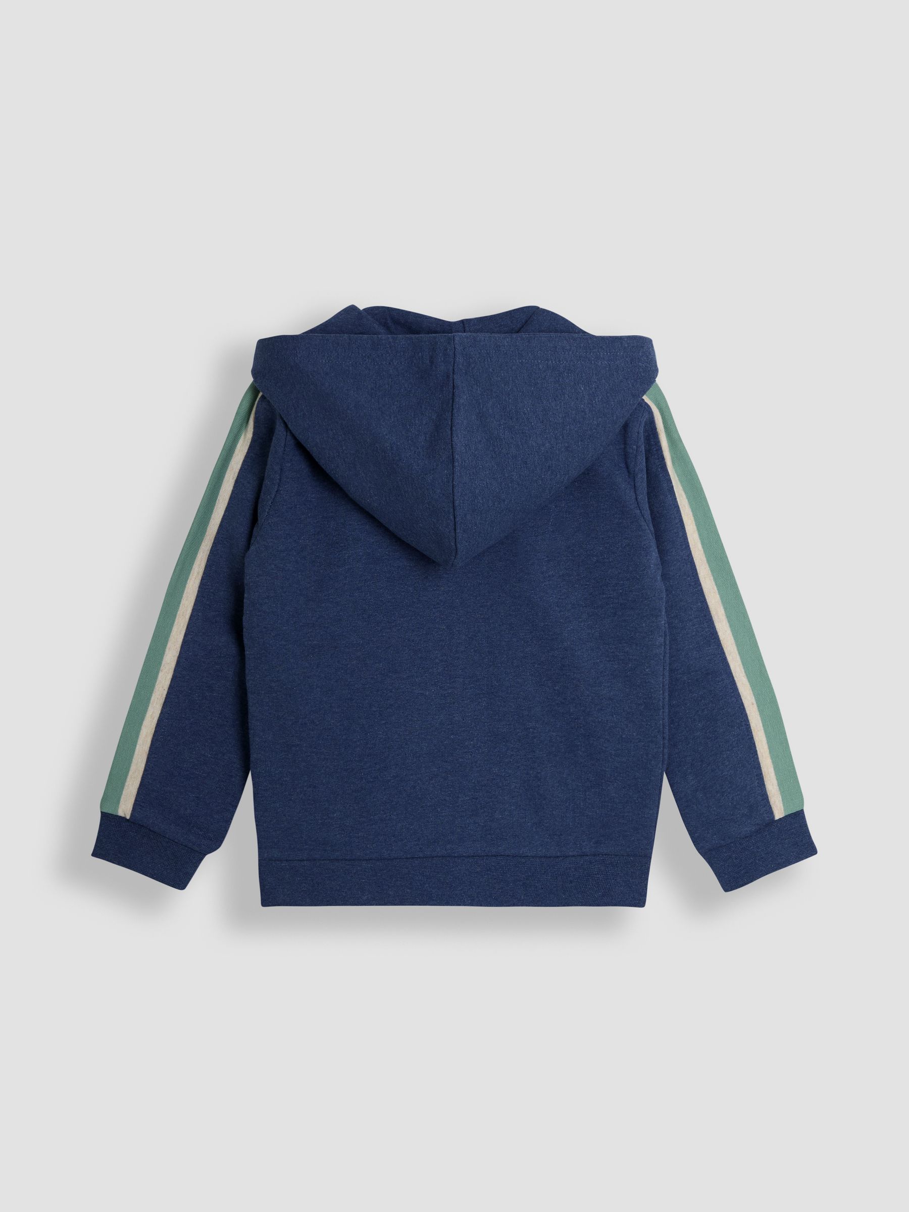 Denim Tractor Badge Zip Up Hoodie - Image 2 of 3