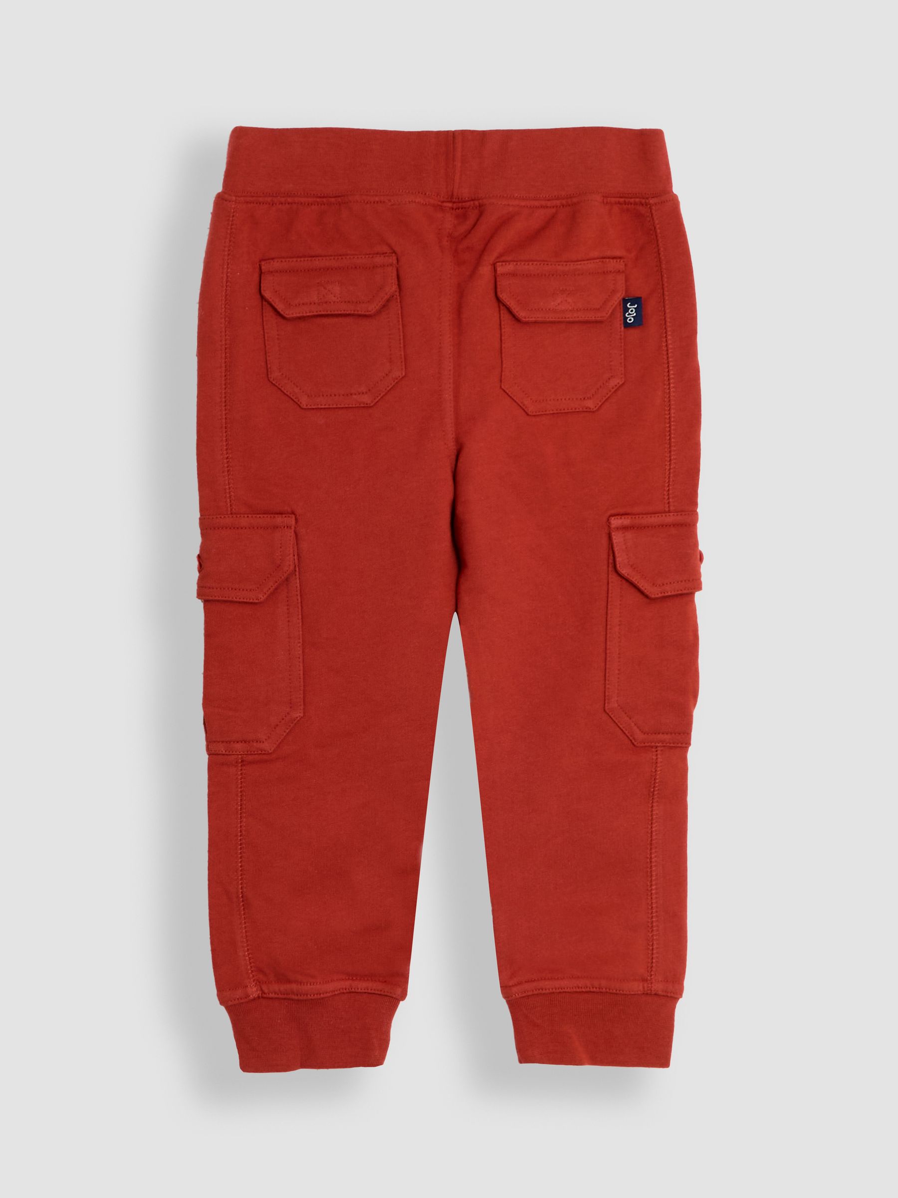 Rust Orange & Royal Blue 2-Pack Cargo Joggers - Image 3 of 5