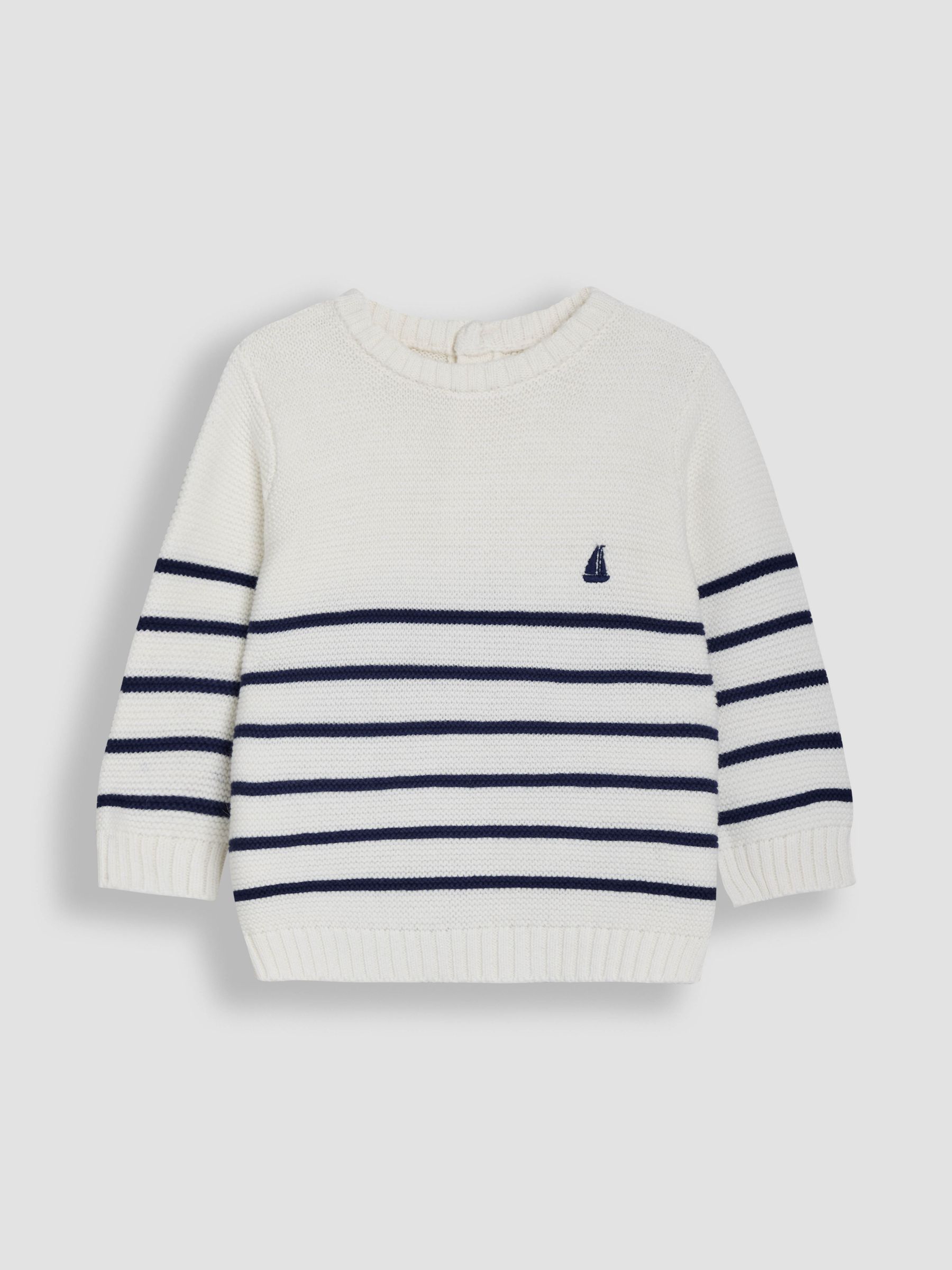 Cream Breton Stripe Jumper - Image 6 of 8