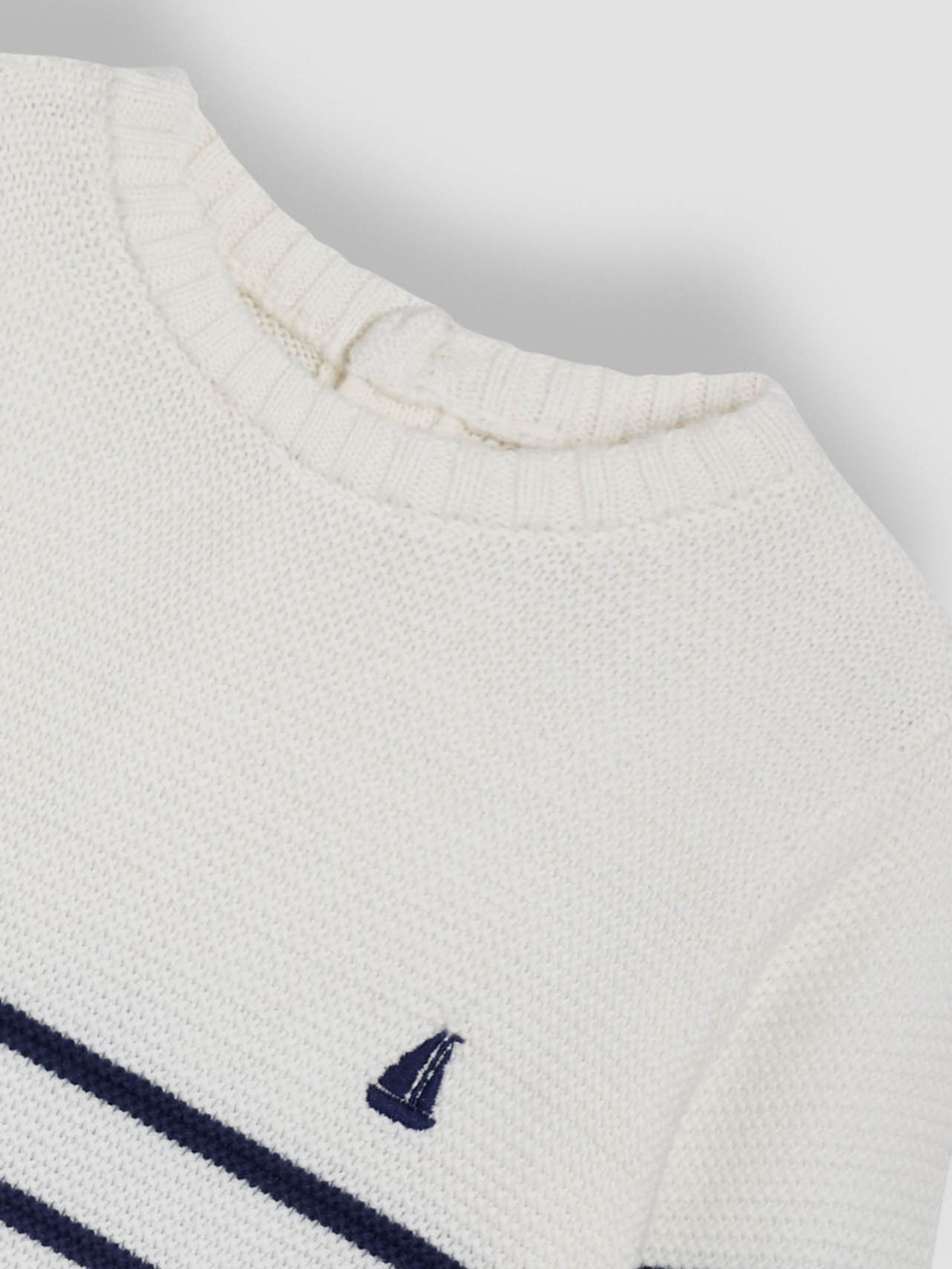Cream Breton Stripe Jumper - Image 8 of 8