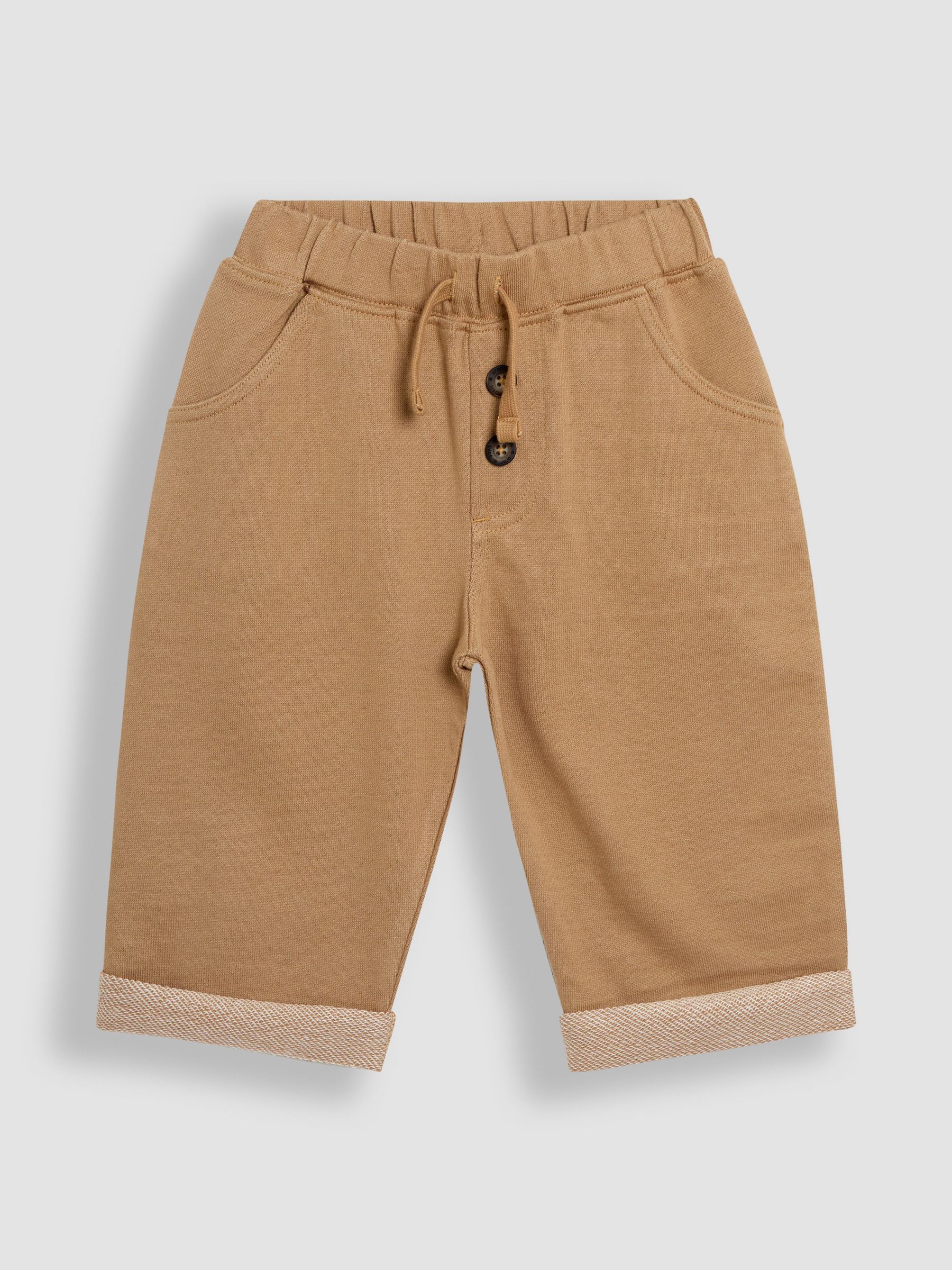 Stone Relaxed Roll Up Joggers - Image 1 of 3