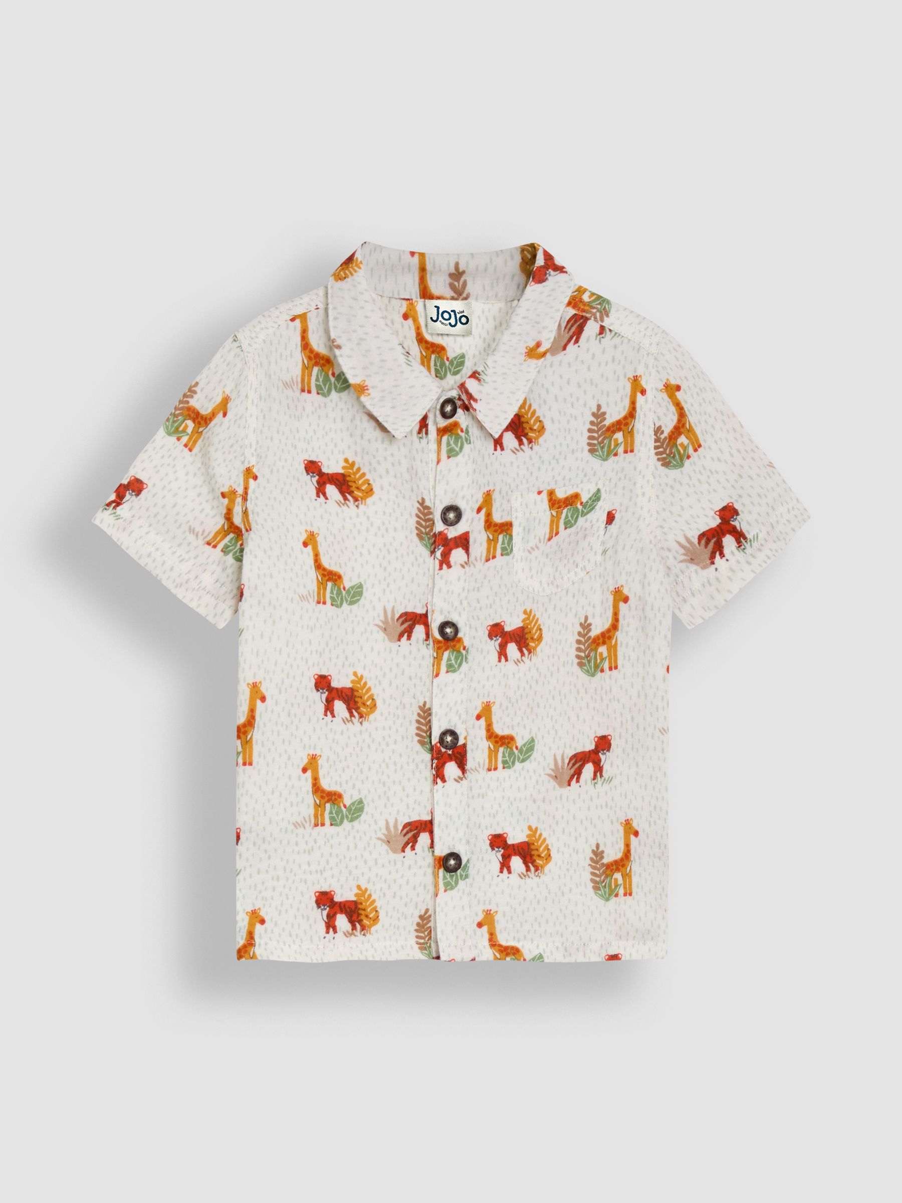 Ecru Cream Safari Cheesecloth Shirt - Image 1 of 3