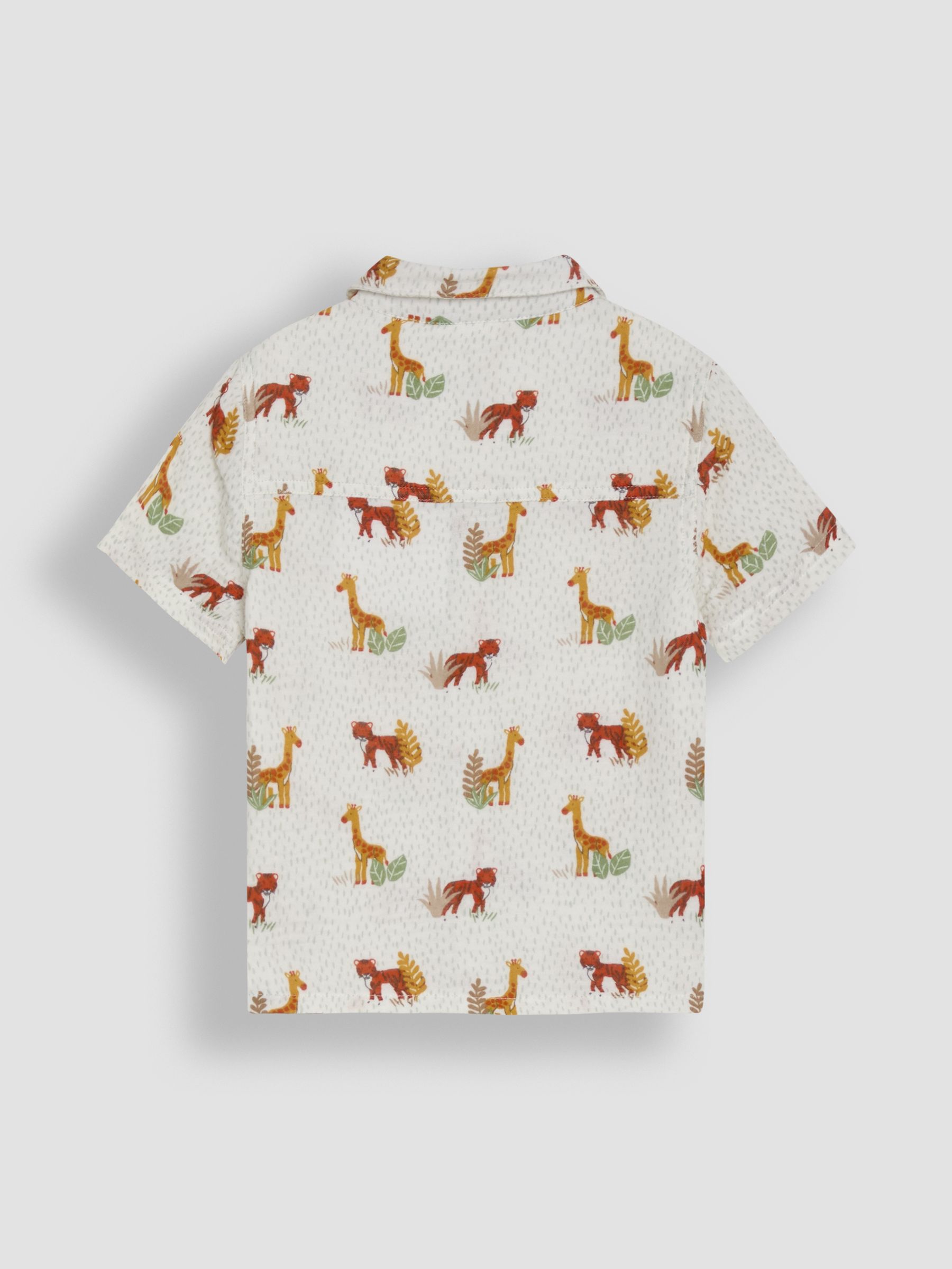 Ecru Cream Safari Cheesecloth Shirt - Image 2 of 3