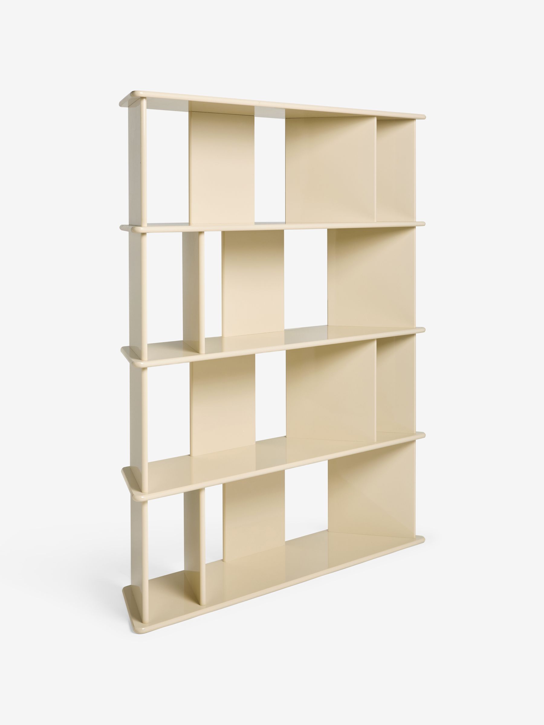 Ingrid Wide Shelving Unit in Ecru White - Image 5 of 6