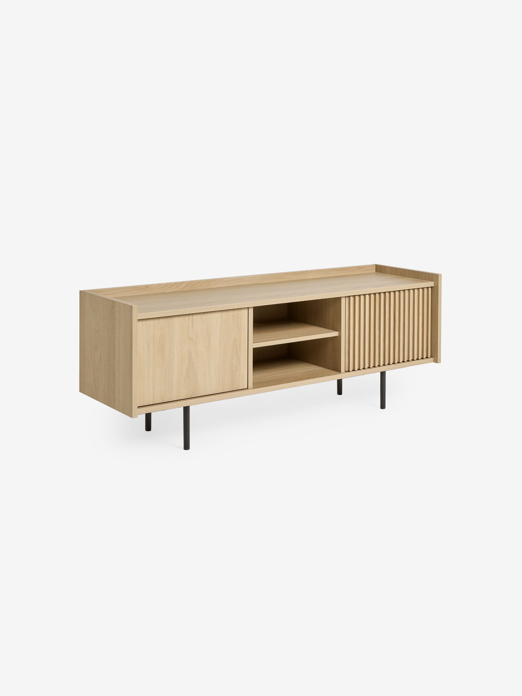 Blaze Wide Up to 50 Inch TV Unit in Oak Effect - Image 5 of 5