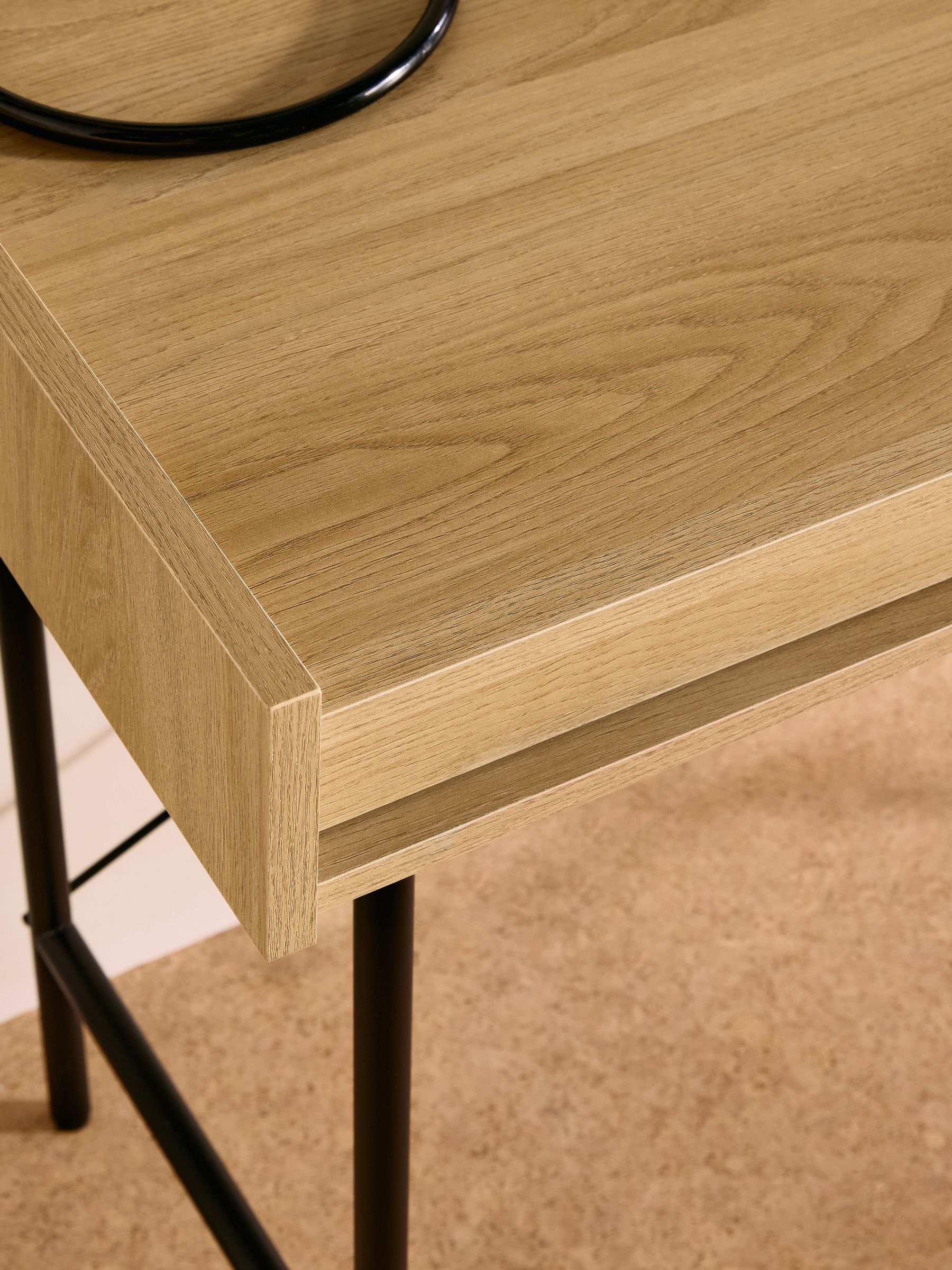 Blaze Desk in Oak Effect - Image 3 of 5