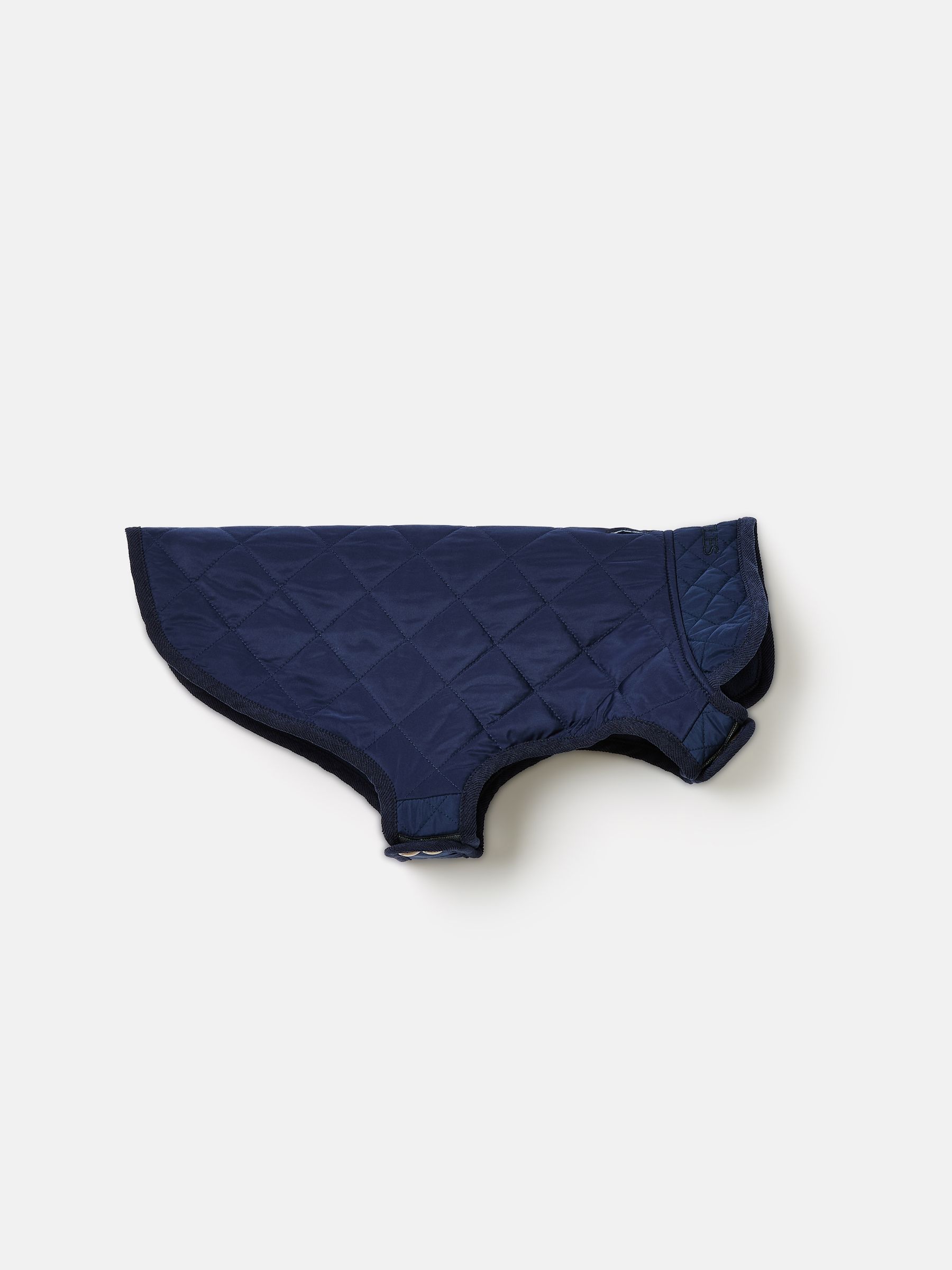 Navy Blue Quilted Dog Coat - Image 3 of 6