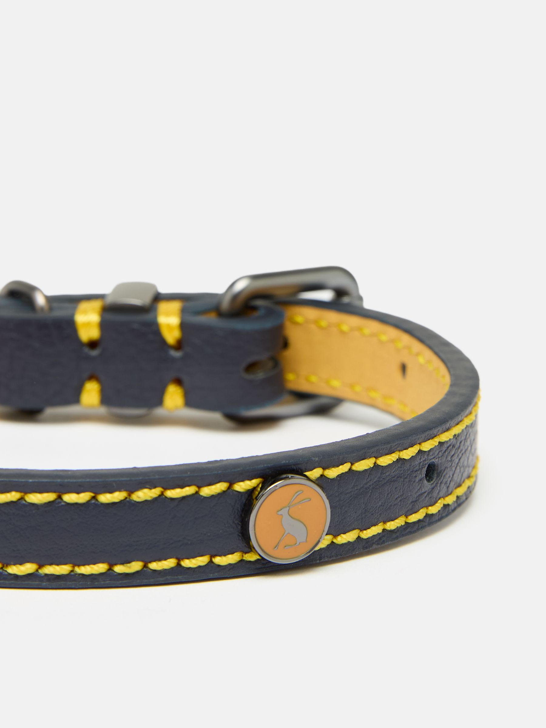 Joules Navy Blue Leather Dog Collar - Image 7 of 9