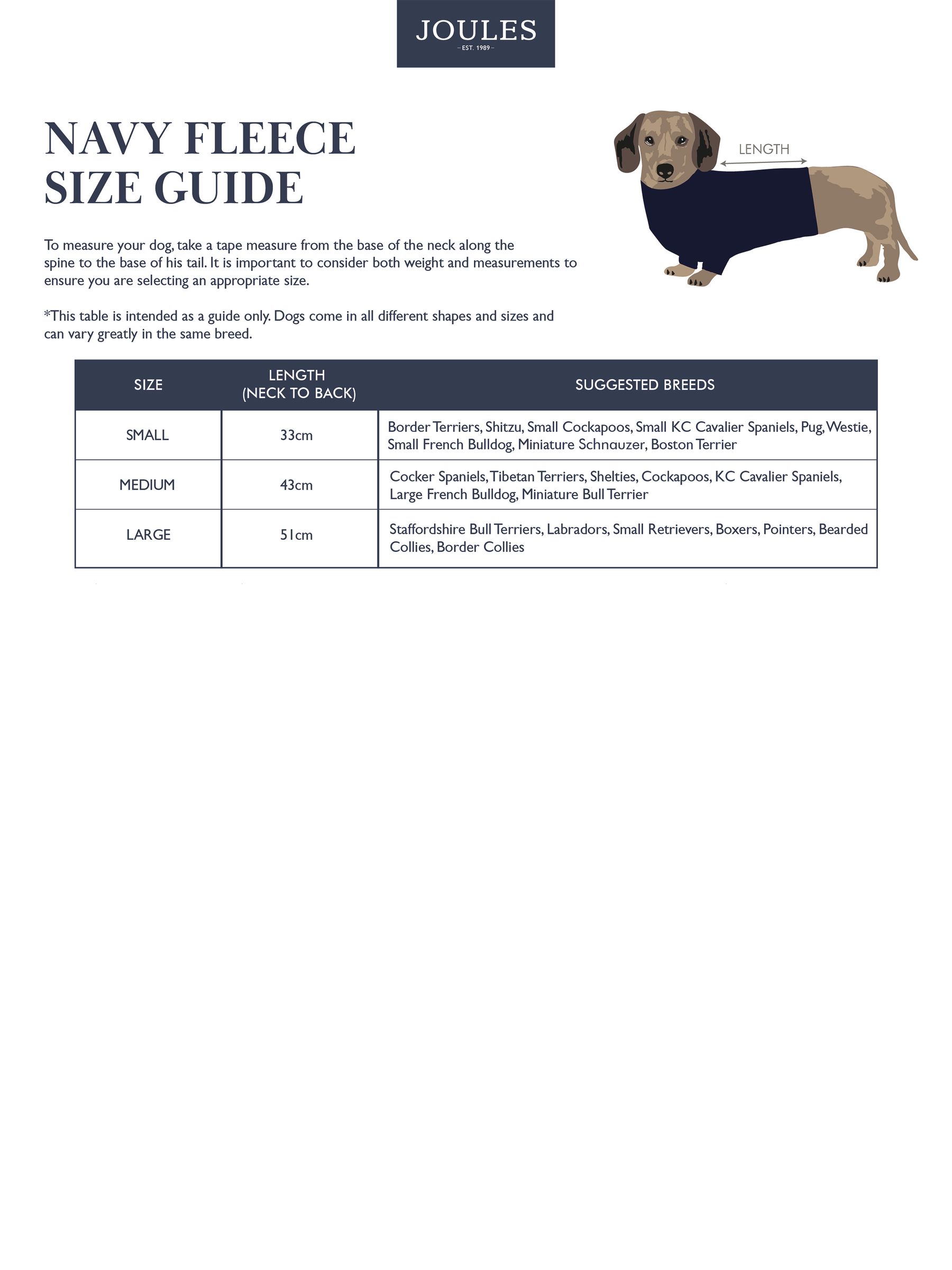 Joules Navy Blue Dog Fleece - Image 3 of 13