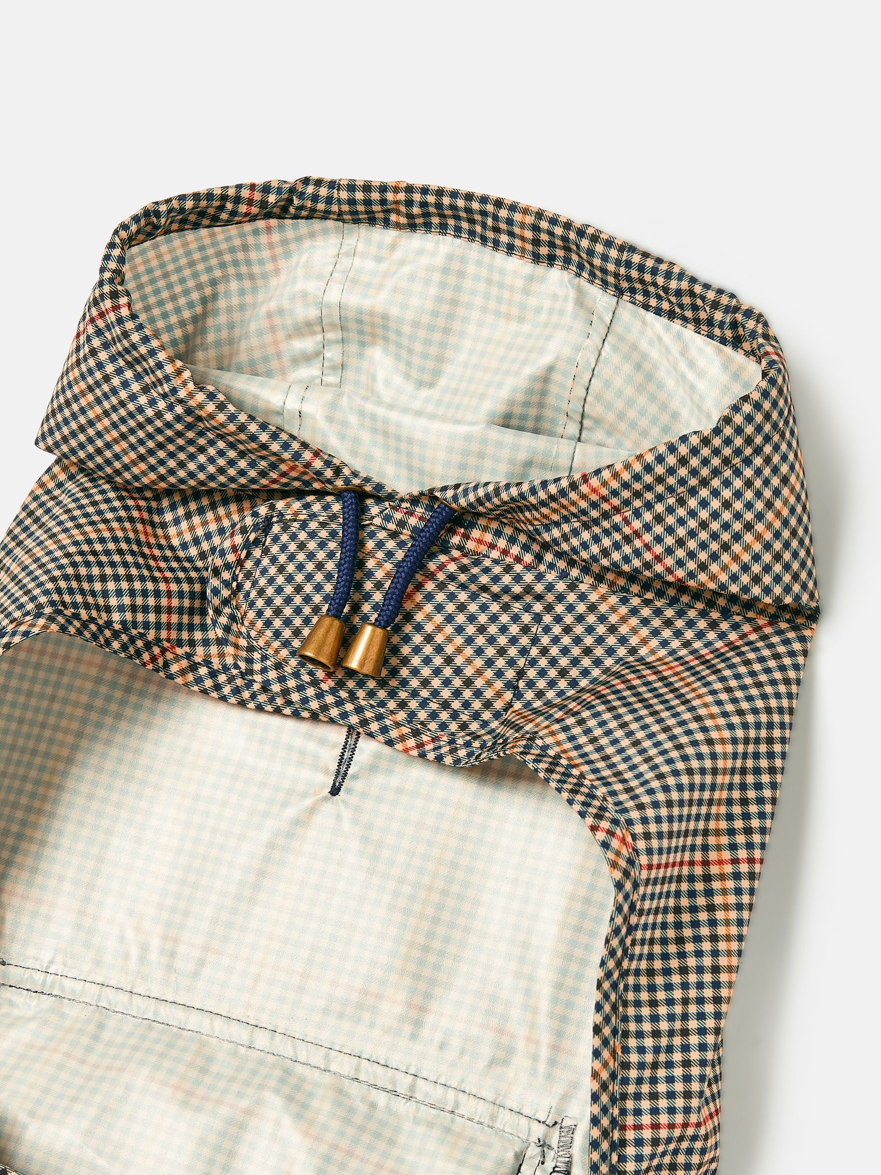 Henson Check Brown Packaway Jacket - Image 17 of 17