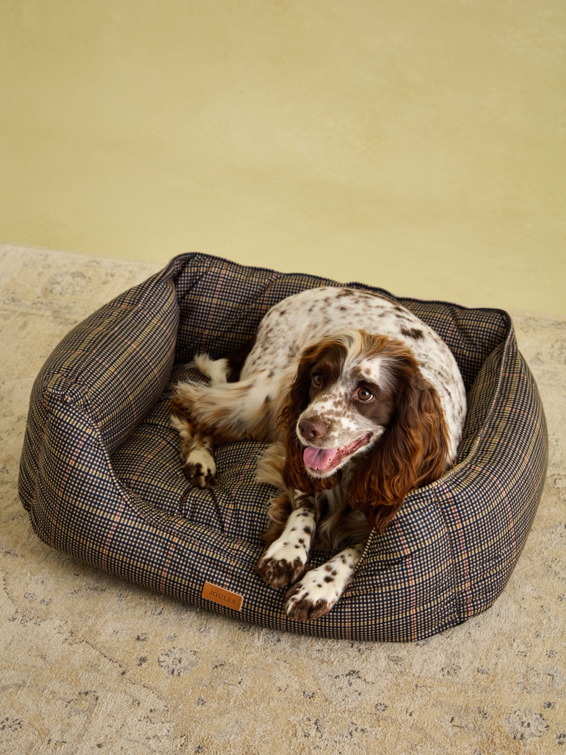 Henson Check Brown Pet Bed - Image 6 of 16