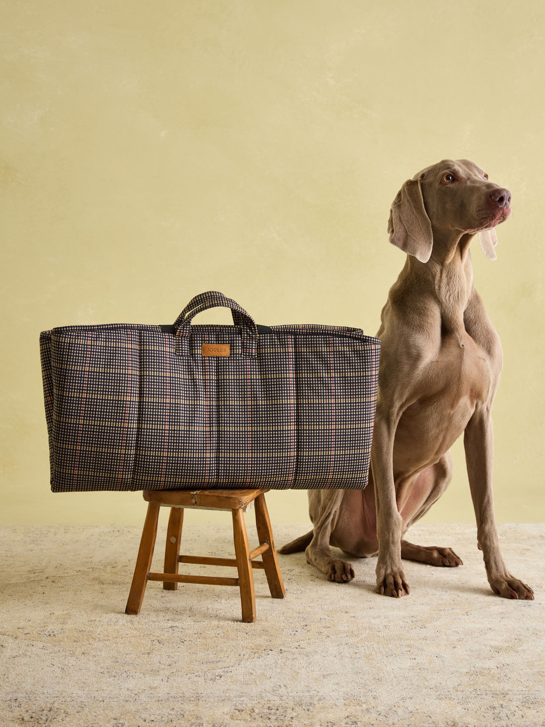 Henson Check Brown Pet Travel Mat - Image 1 of 6