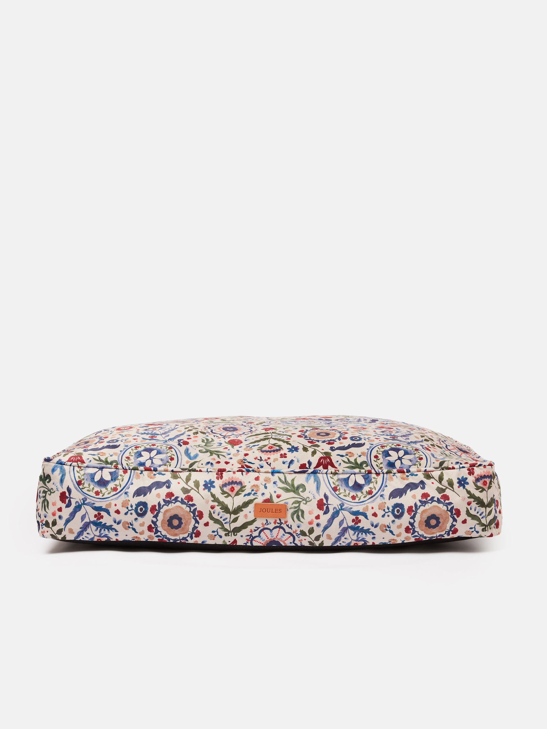 Cream & Blue Floral Pet Mattress Bed - Image 9 of 11