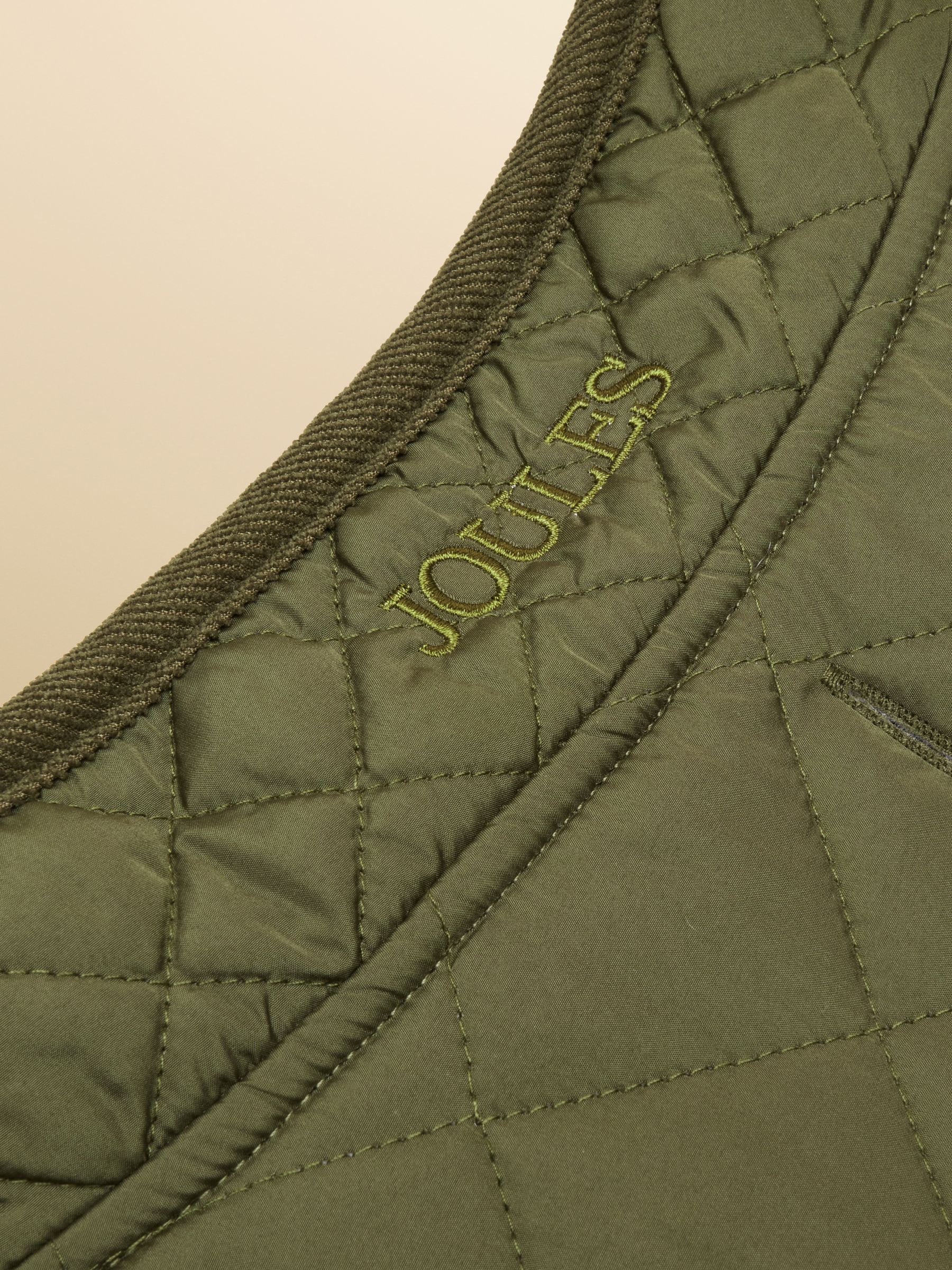 Khaki Green Quilted Dog Coat - Image 7 of 9