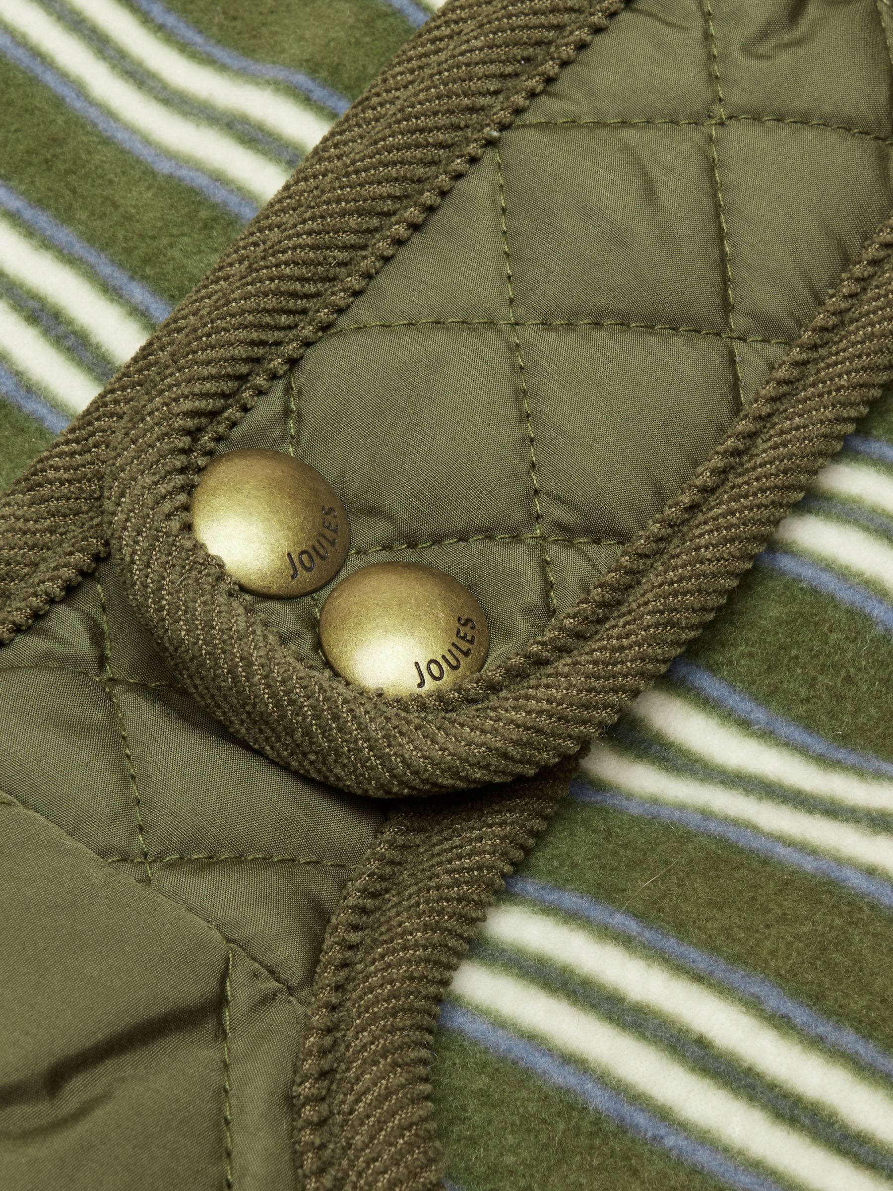 Khaki Green Quilted Dog Coat - Image 9 of 9
