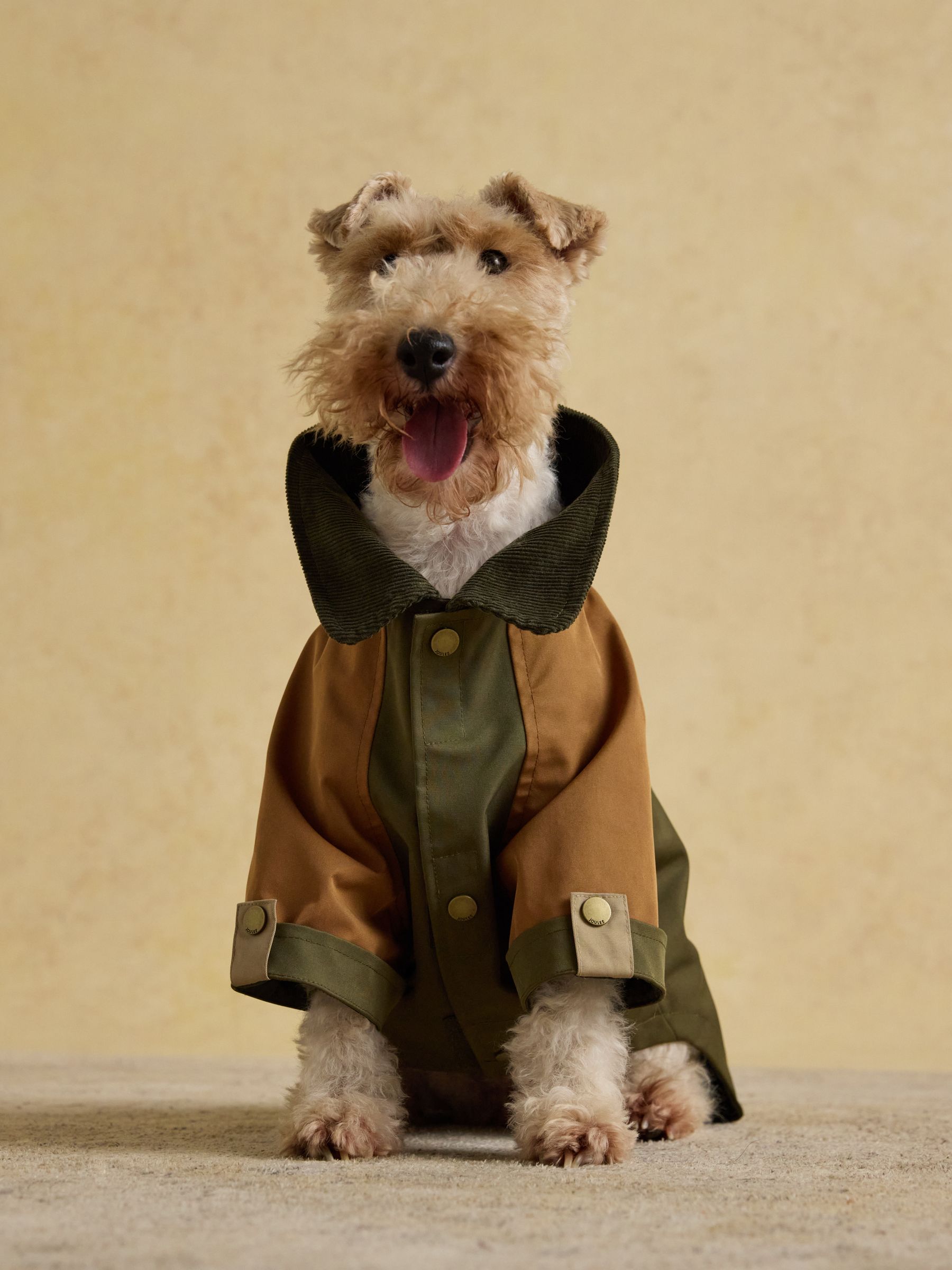 Kennington Brown Khaki Dog Coat Joules