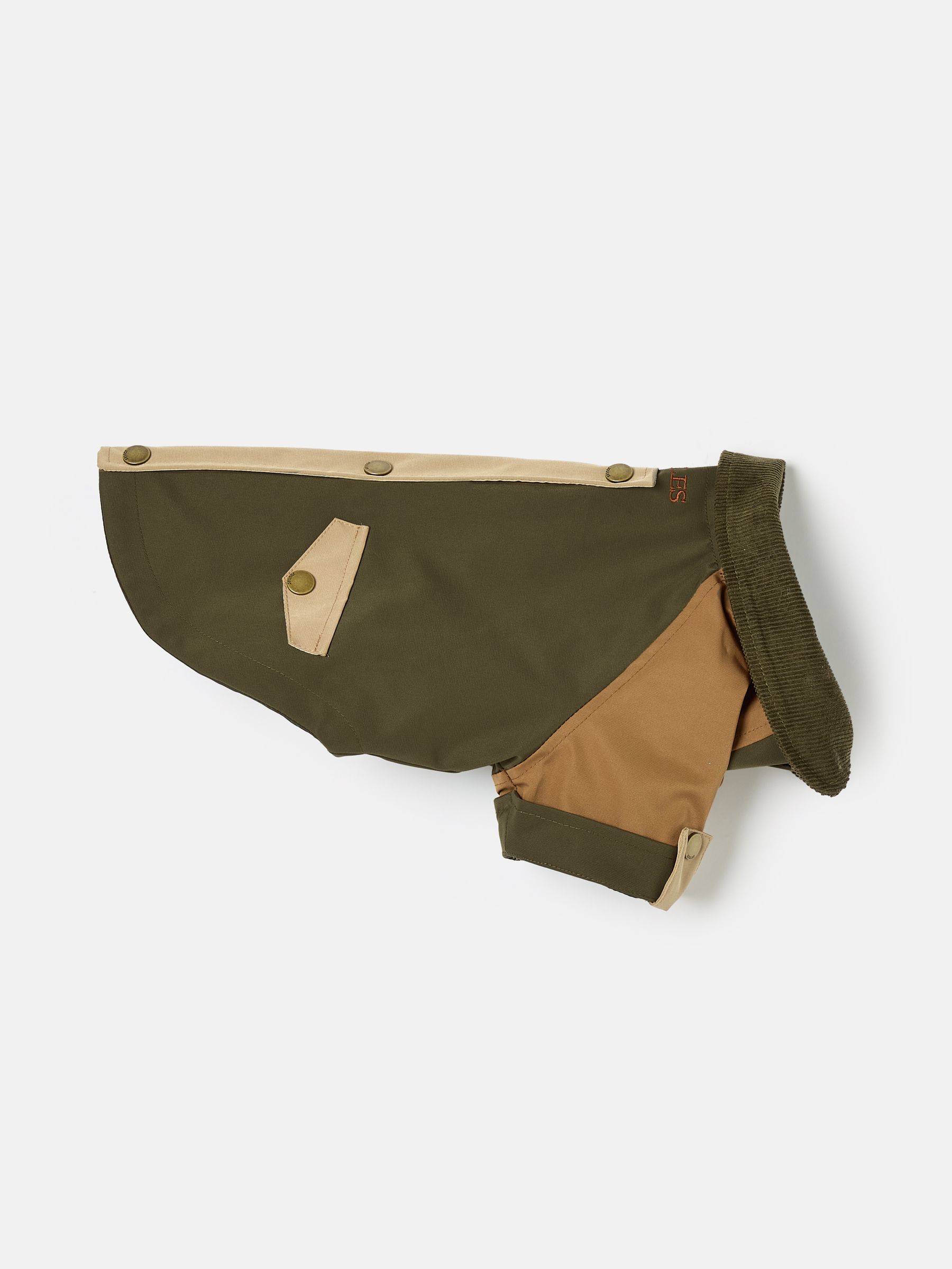 Kennington Brown & Khaki Dog Coat - Image 12 of 16